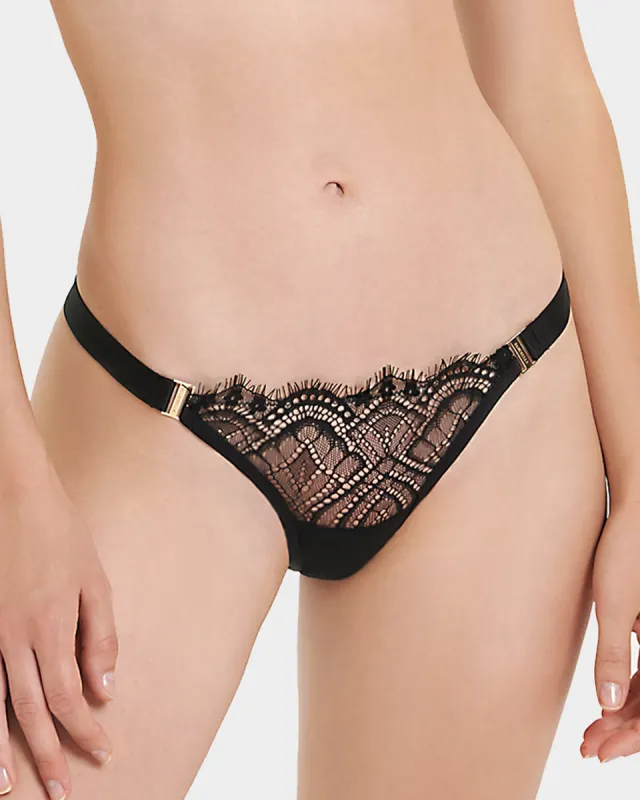 Alessia Thong Black sold by Bluebella