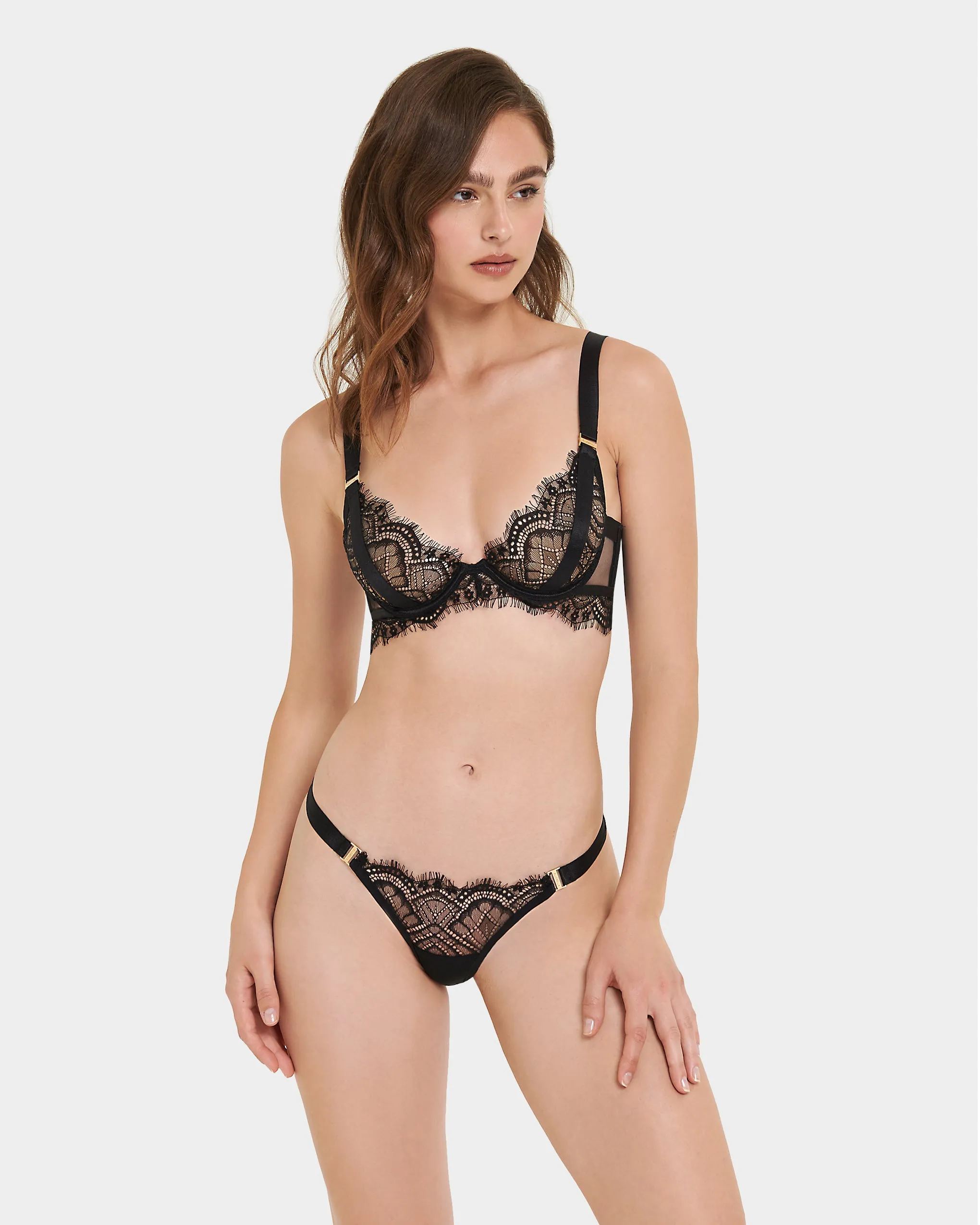 Alessia Thong Black sold by Bluebella product image thumbnail 2