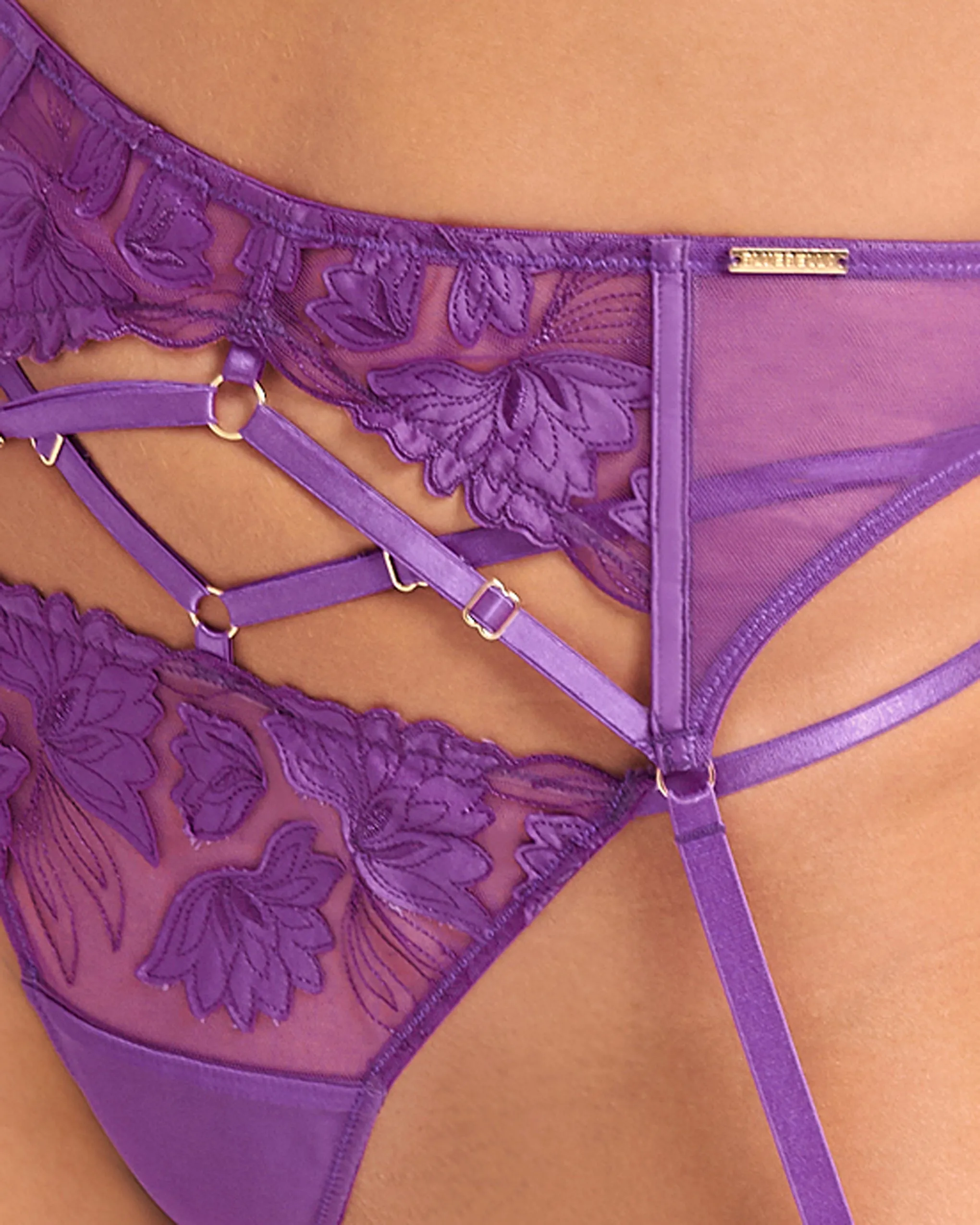 Isla Suspender Electric Purple sold by Bluebella product image thumbnail 4