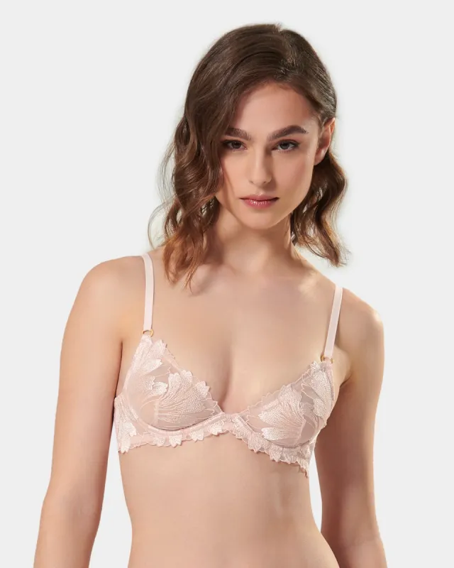 Colette Wired Bra Pearl Pink sold by Bluebella