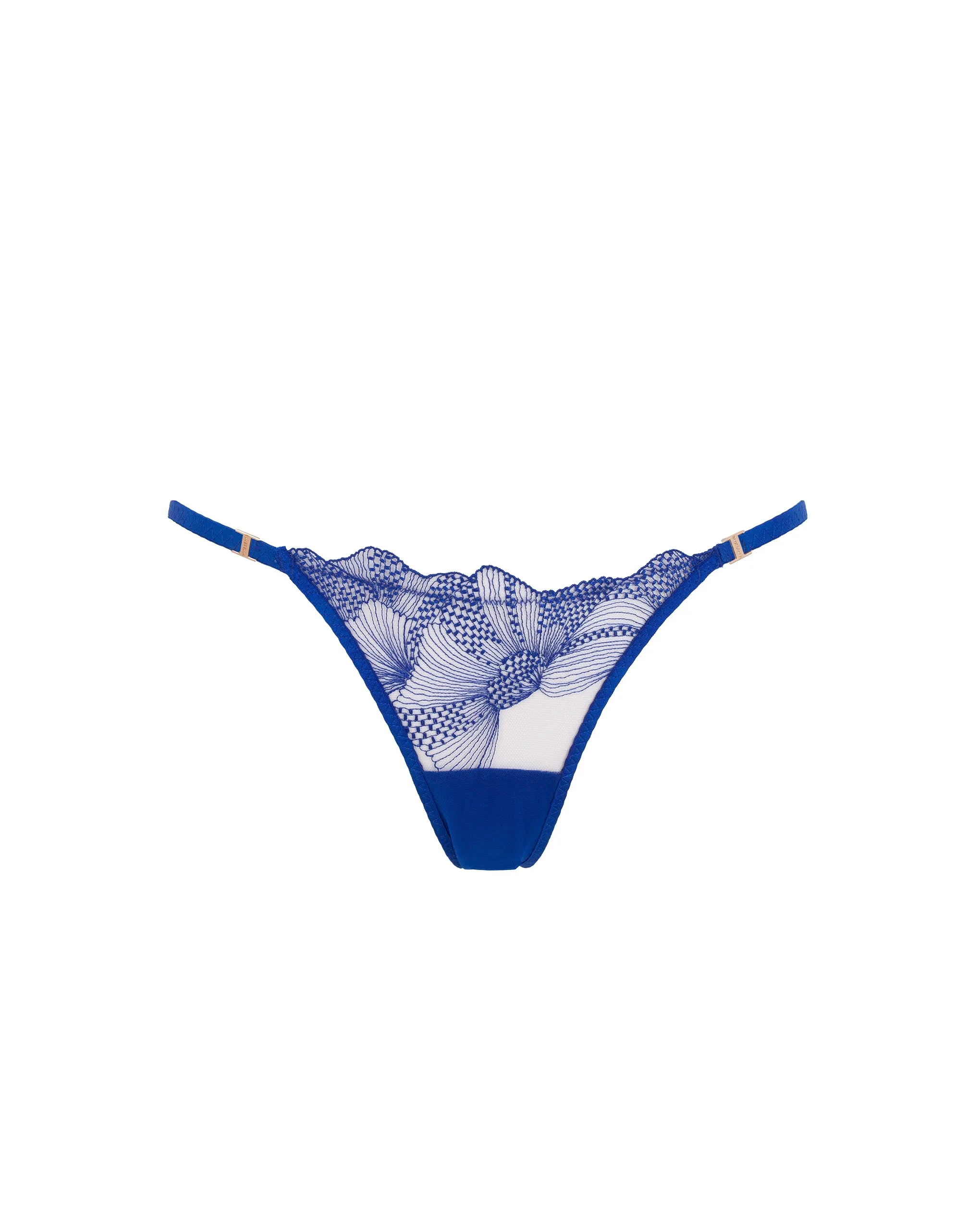 Adeline Brief Sheer/Surf the Web Blue sold by Bluebella product image thumbnail 5