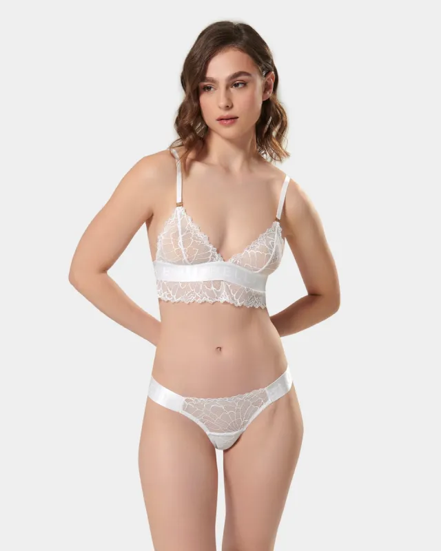 Set: Tori Soft White sold by Bluebella