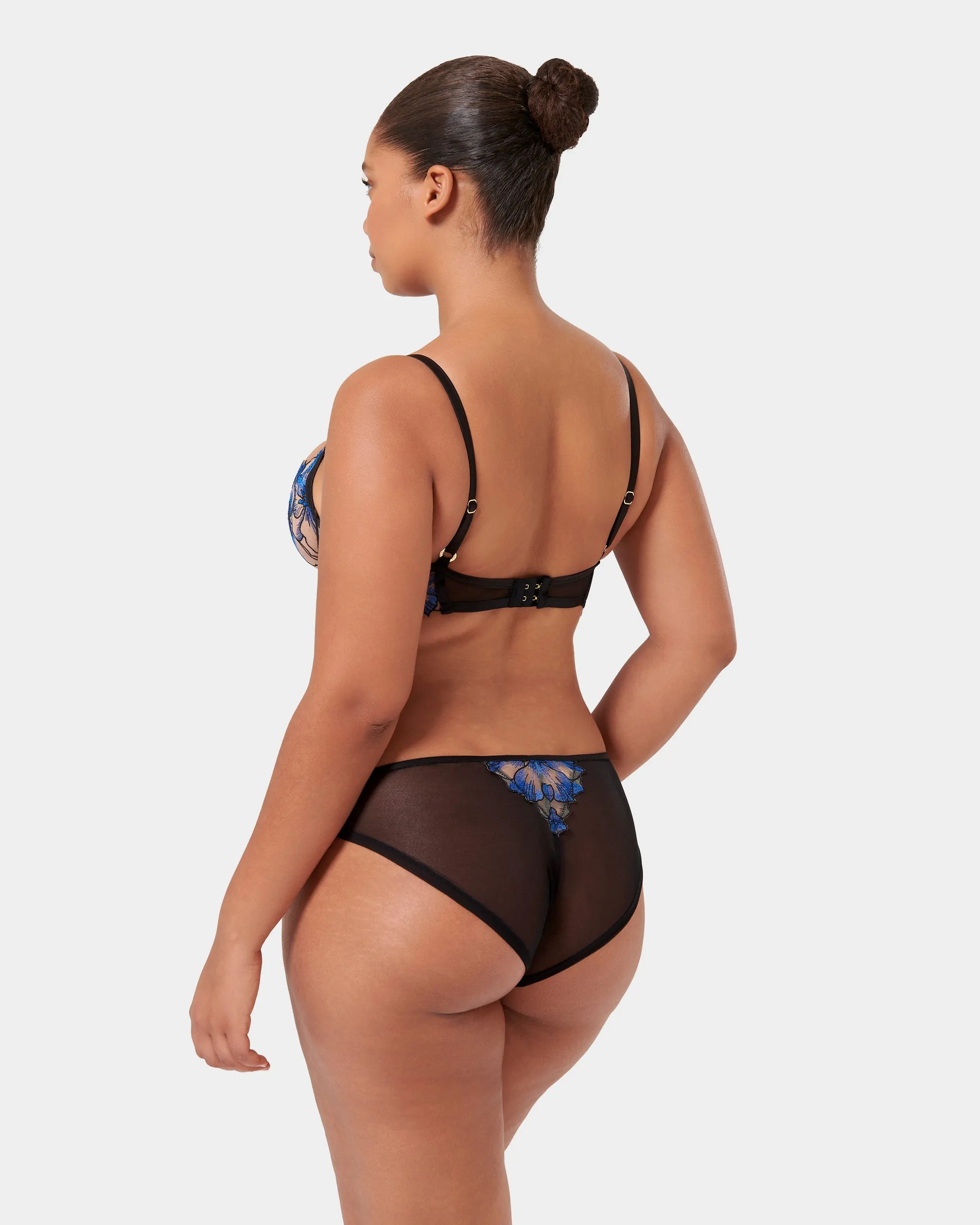 Set: Lyandra Egyptian Blue/Black/Sheer sold by Bluebella product image thumbnail 3