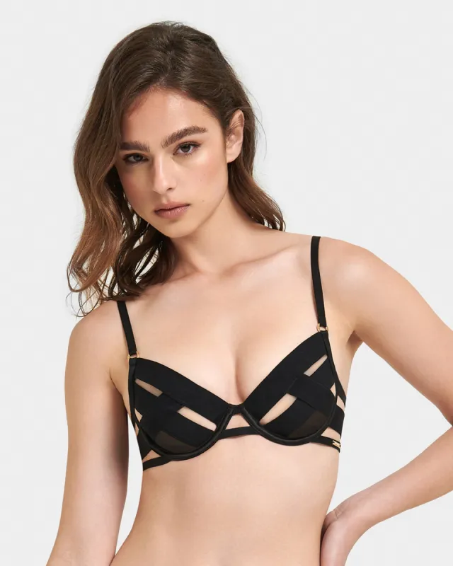 Mandra Bra Black sold by Bluebella