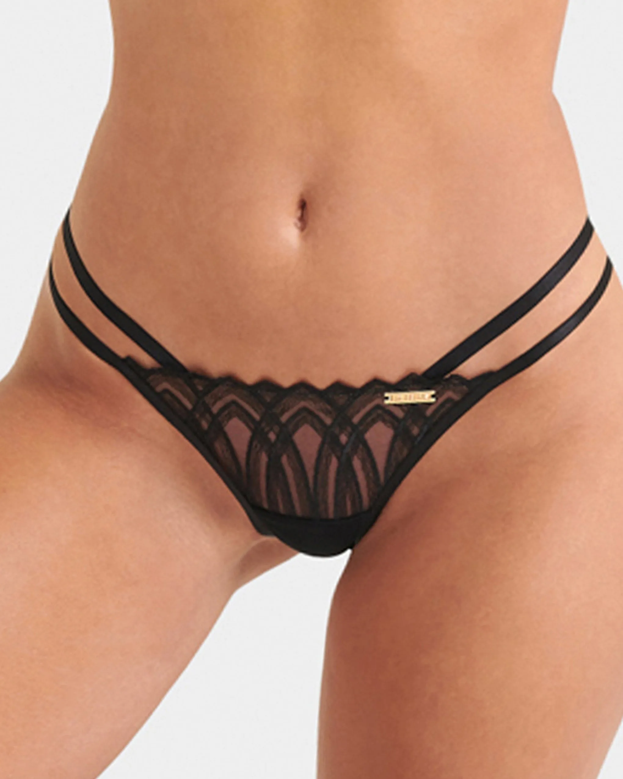 Lana Thong Black sold by Bluebella