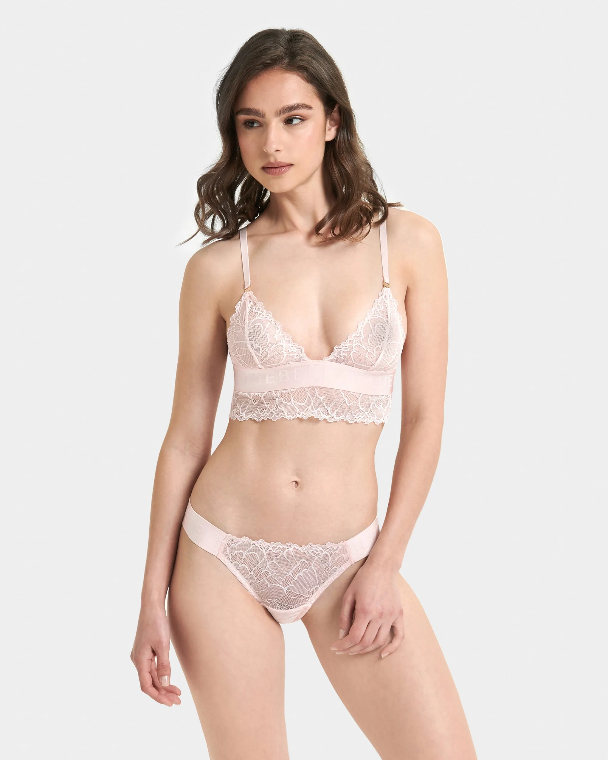 Tori Soft Bralette Pale Pink sold by Bluebella product image thumbnail 2