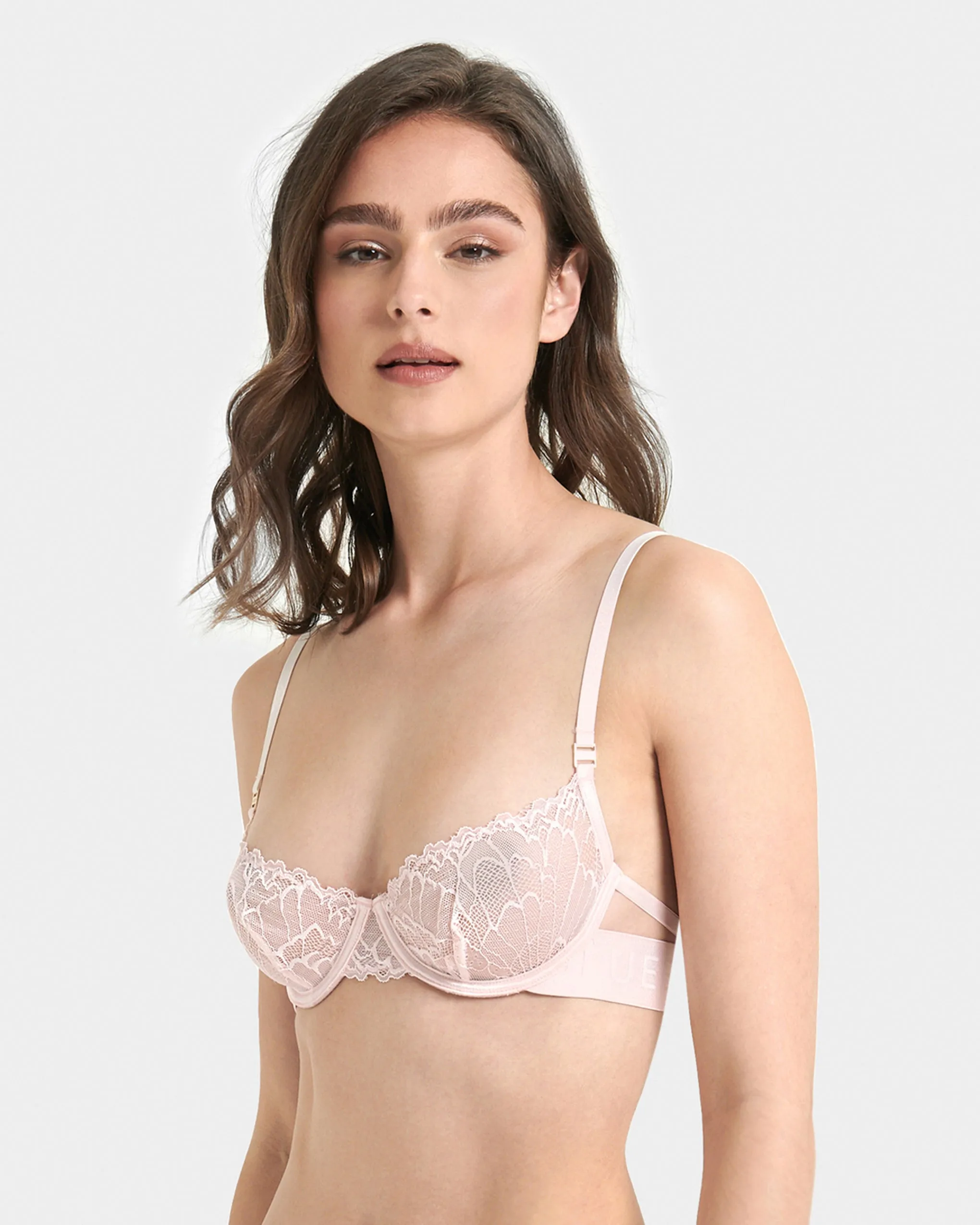 Tori Bra Pale Pink sold by Bluebella