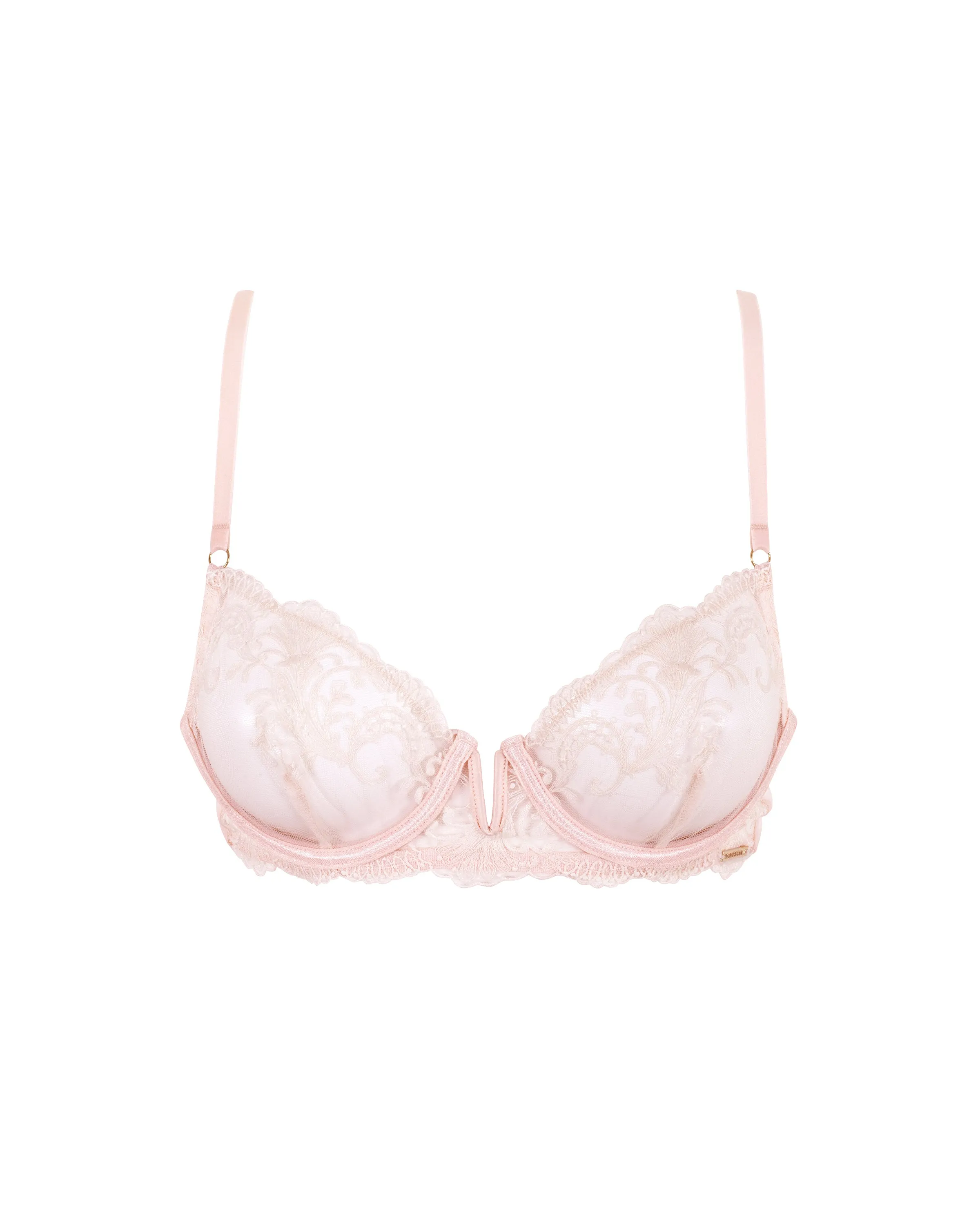 Marseille Embroidered Sheer Bra Pink sold by Bluebella product image thumbnail 5