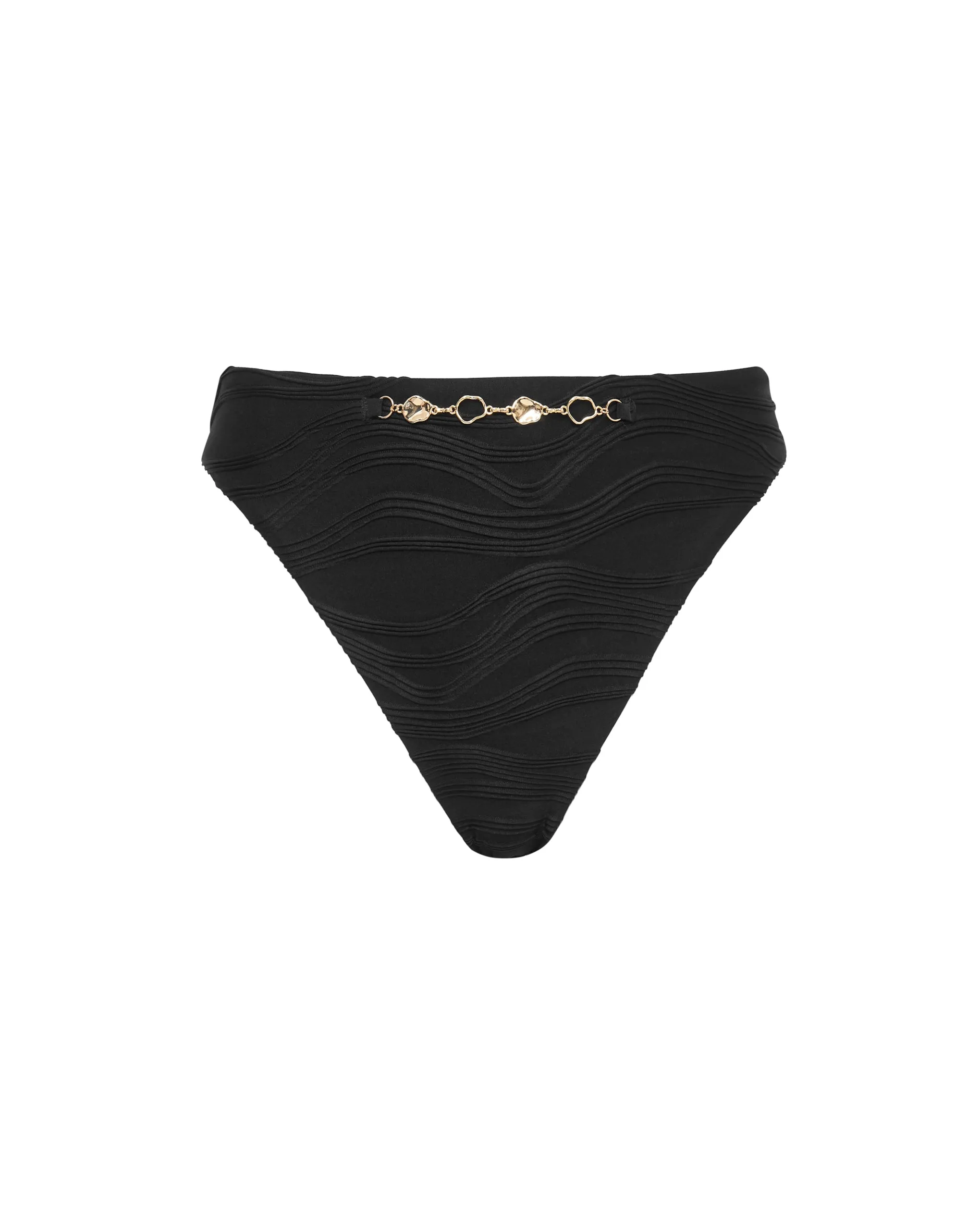 Orta High-Waist Bikini Brief Black sold by Bluebella product image thumbnail 5