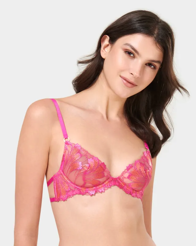 Colette Bra Fuchsia Pink/Orange Pepper sold by Bluebella