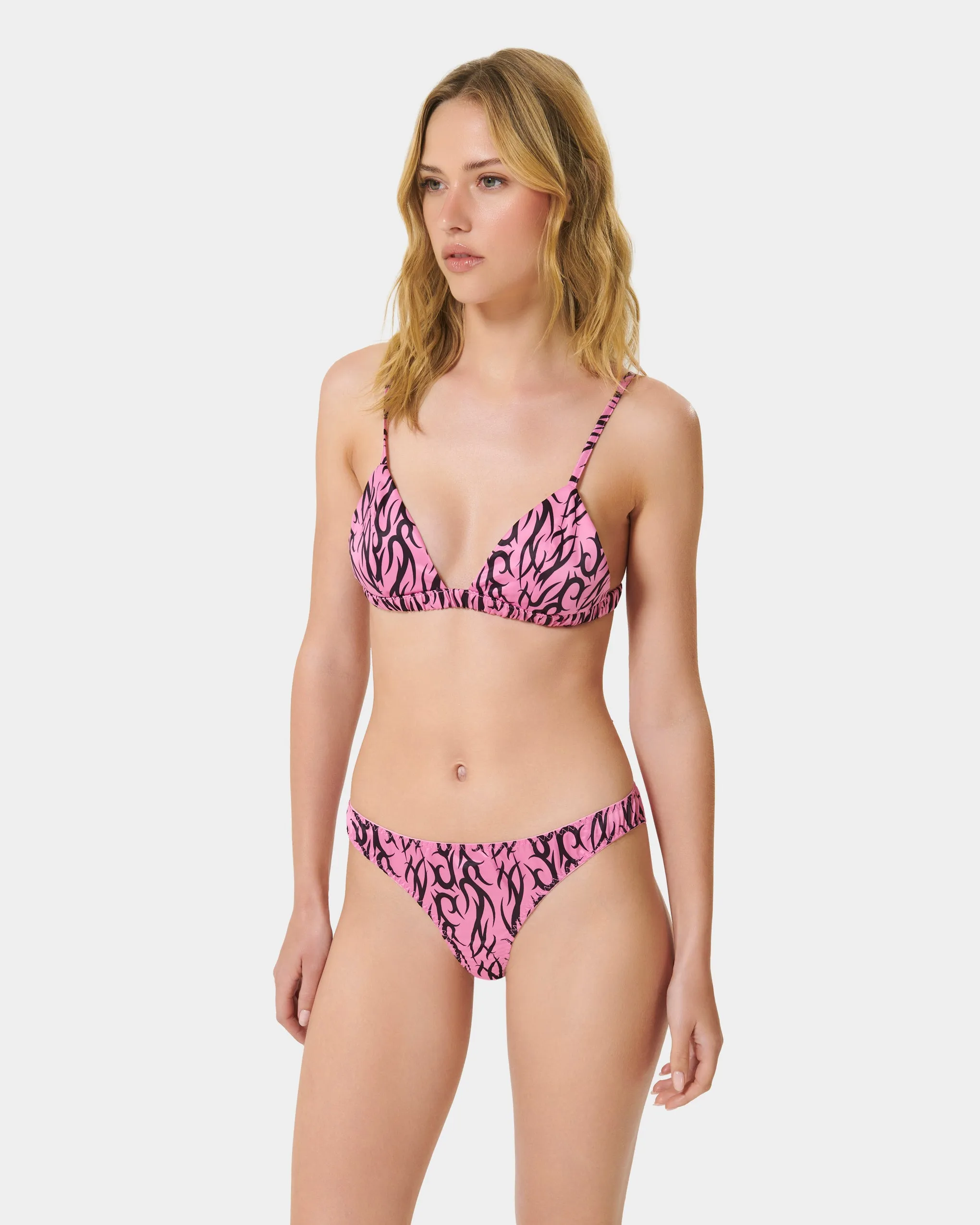 BB x Ashley Williams Tattoo Print Luxury Satin Soft Bra sold by Bluebella product image thumbnail 2