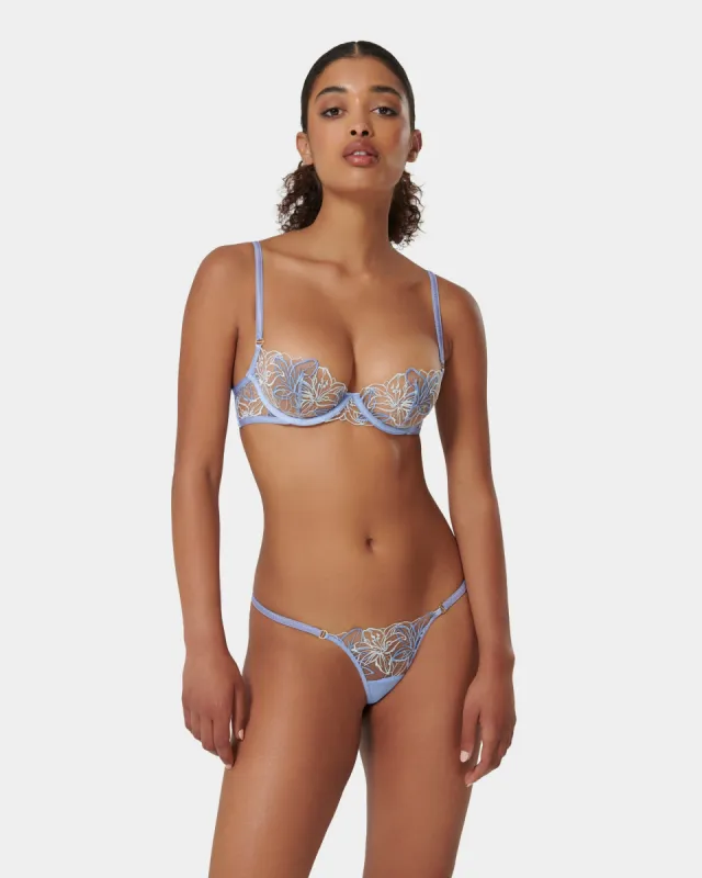 Set: Lilly Hydrangea Blue/Ice Water Blue/Sheer sold by Bluebella