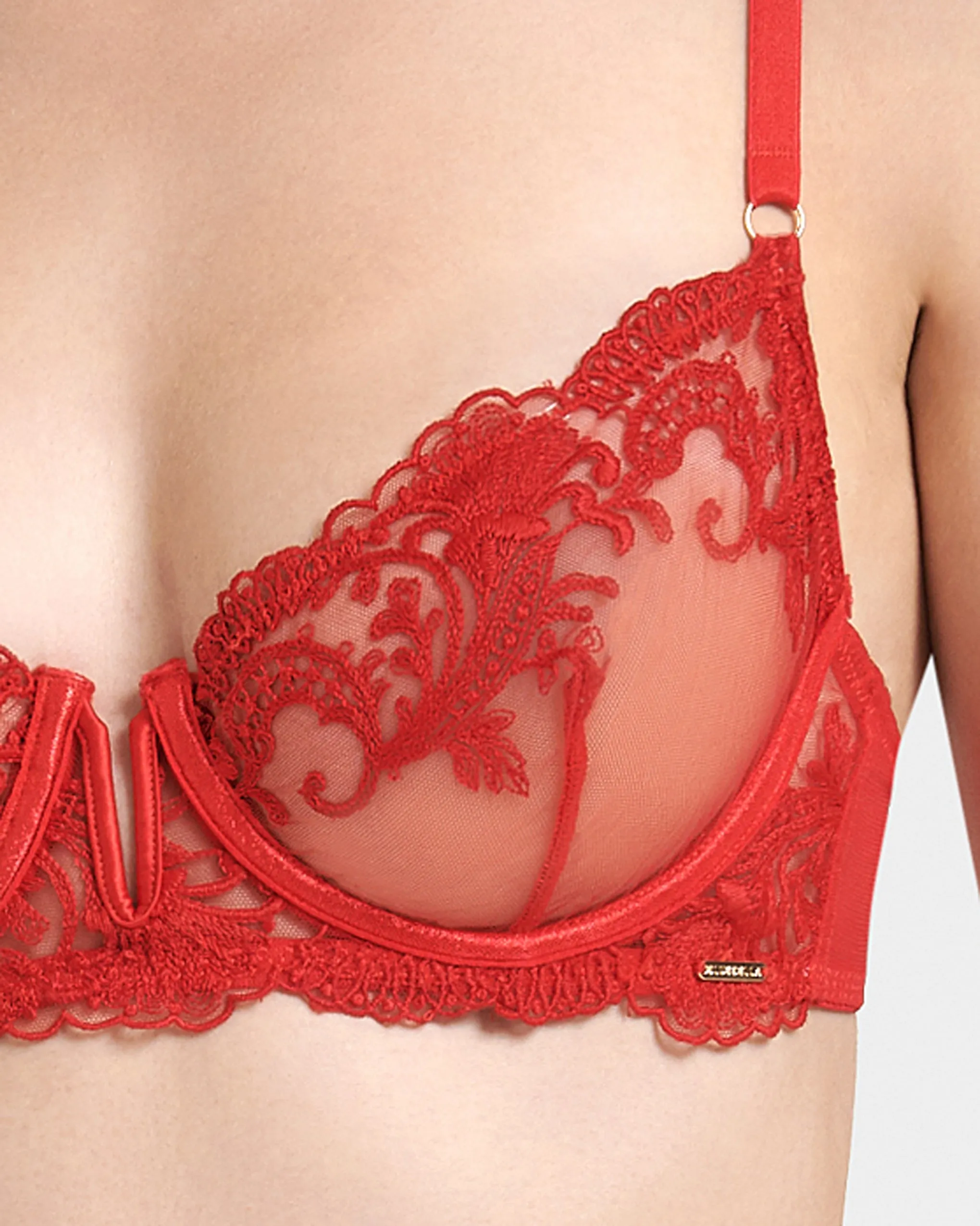 Set: Marseille Bra & Thong Set Red sold by Bluebella product image thumbnail 4