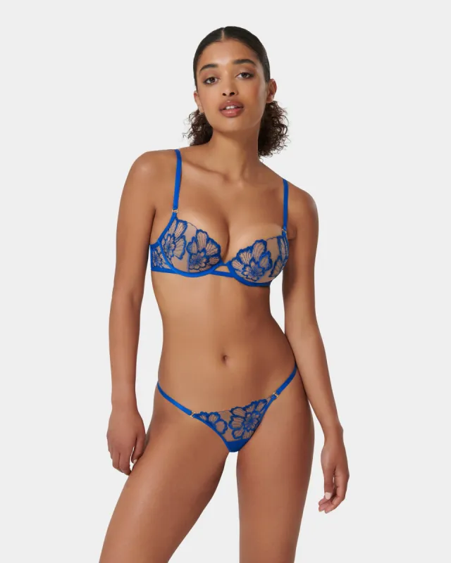 Set: Catalina Egyptian Blue/Sheer sold by Bluebella