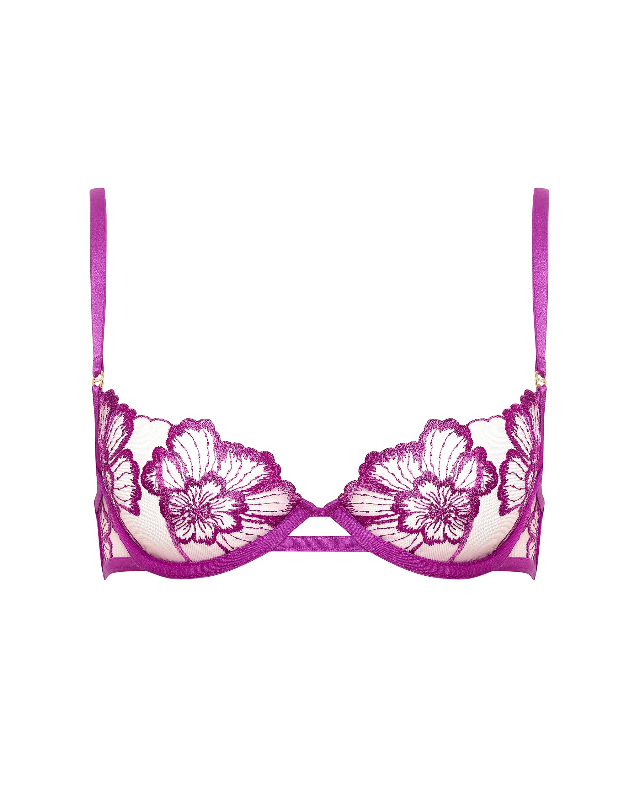 Catalina Bra Bright Violet/Sheer sold by Bluebella product image thumbnail 5