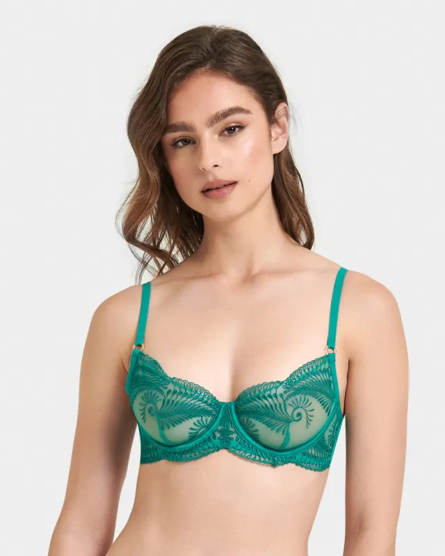 Rafaela Bra Columbia Green sold by Bluebella