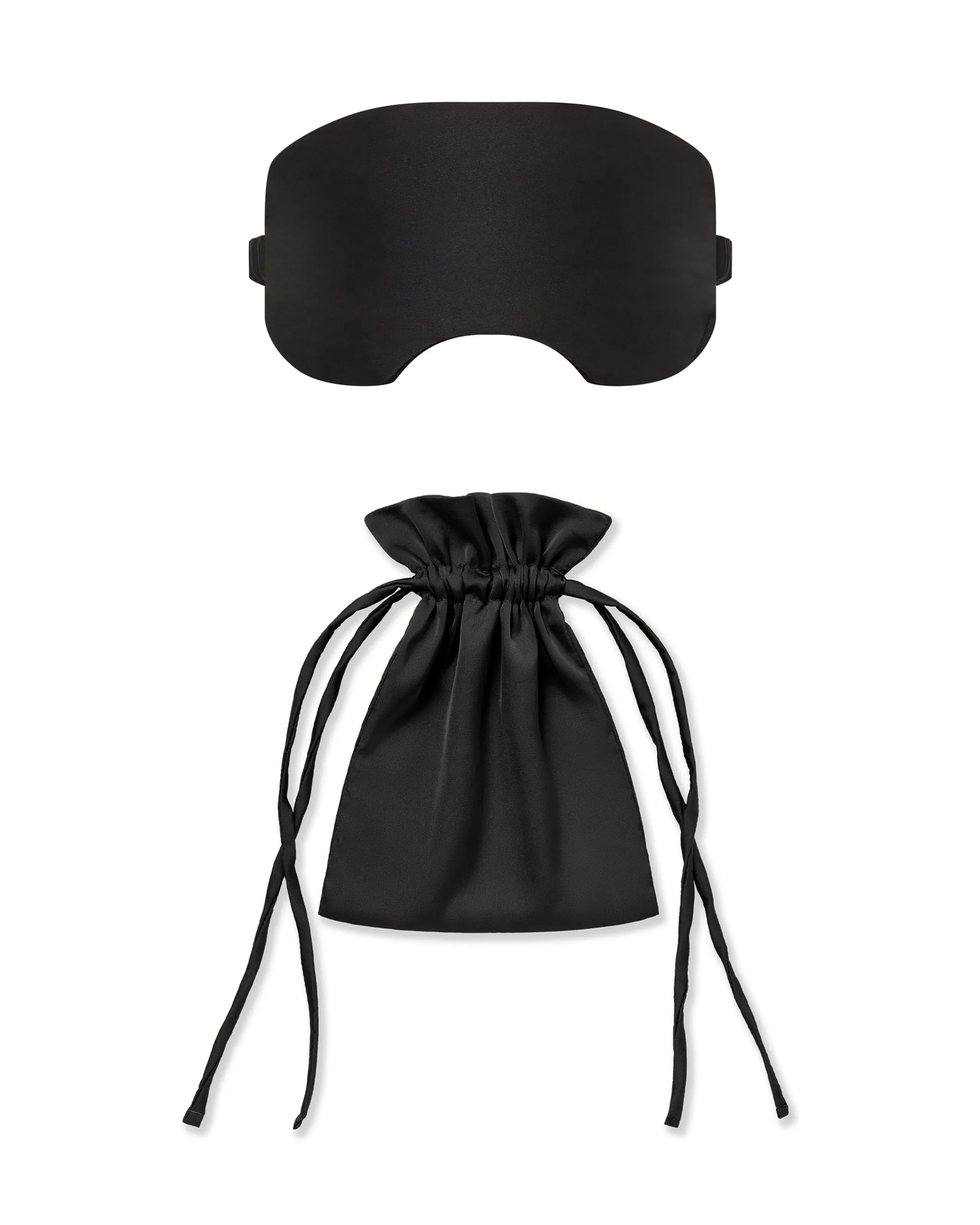 Saskia Luxury Satin Eye Mask Black sold by Bluebella product image thumbnail 4