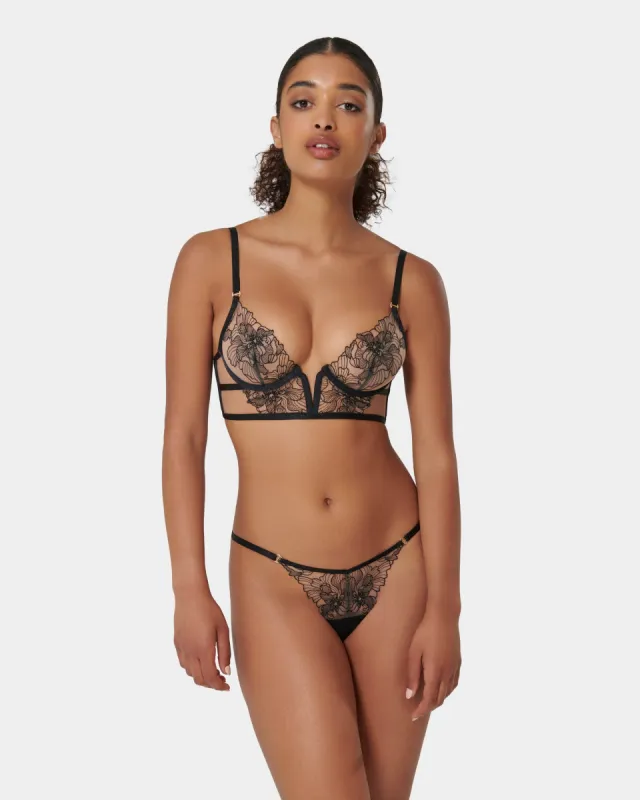 Set: Althea Black/Sheer sold by Bluebella