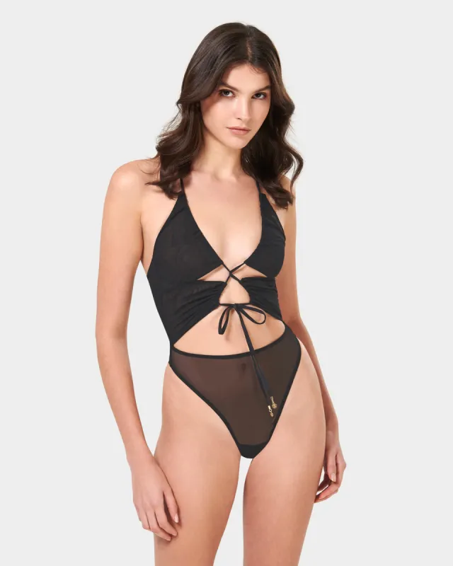 Callie Eco Soft Body Black sold by Bluebella