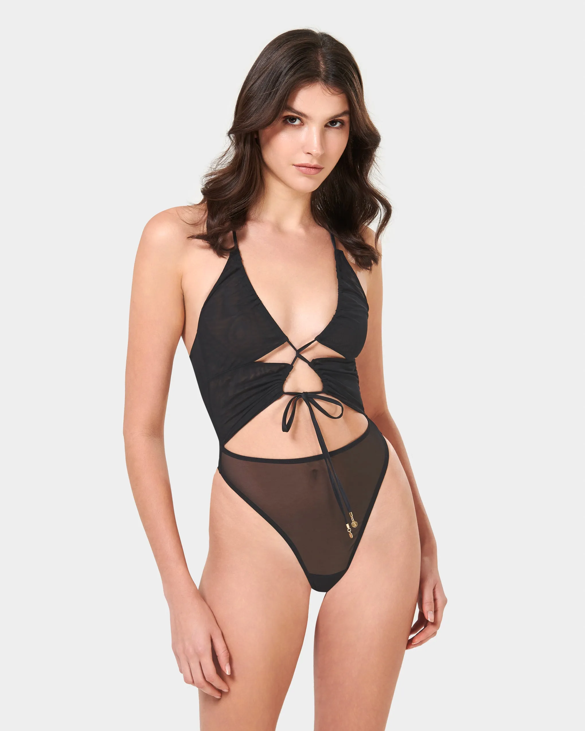 Callie Eco Soft Body Black sold by Bluebella