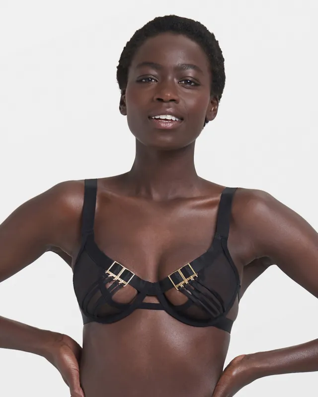 Nia Bra Black sold by Bluebella