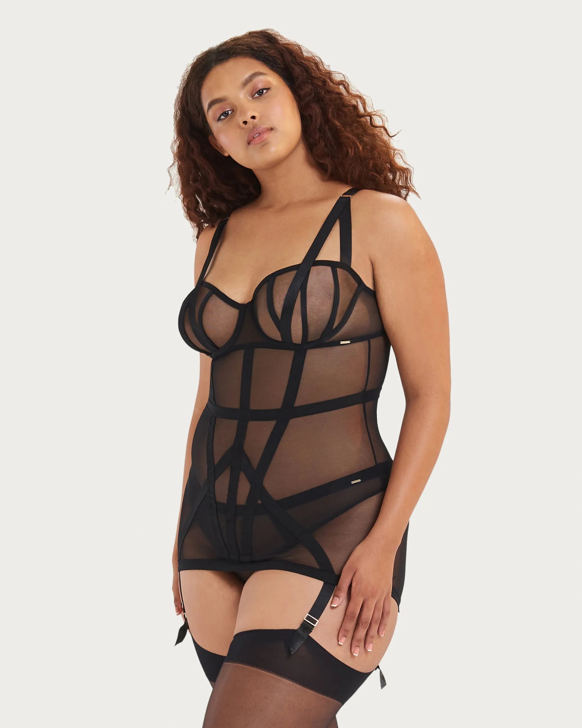 Set: Karolina Basque Black sold by Bluebella product image thumbnail 5