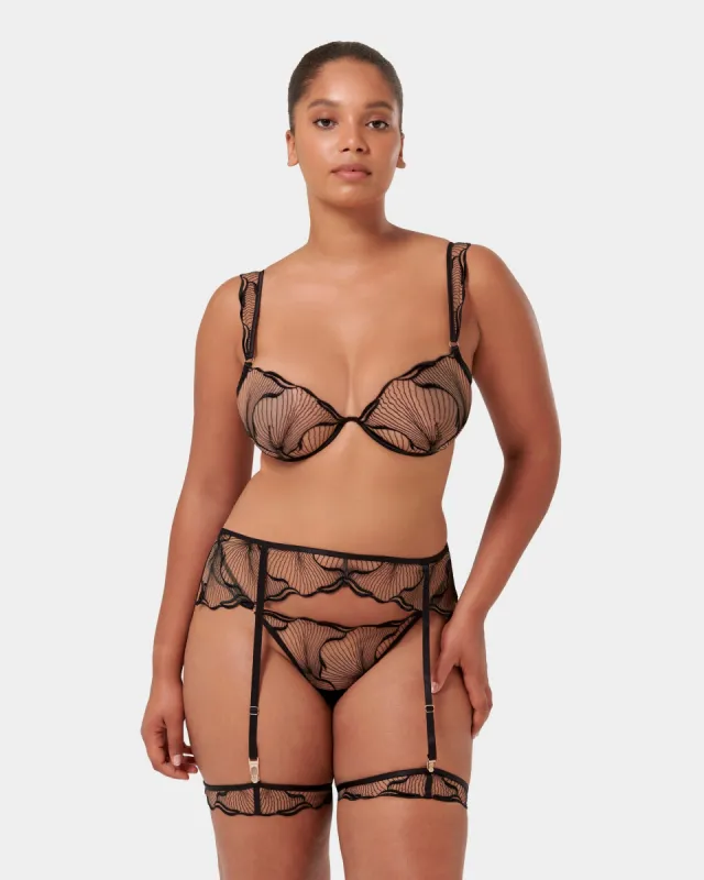 Set: Marabel Black/Sheer sold by Bluebella
