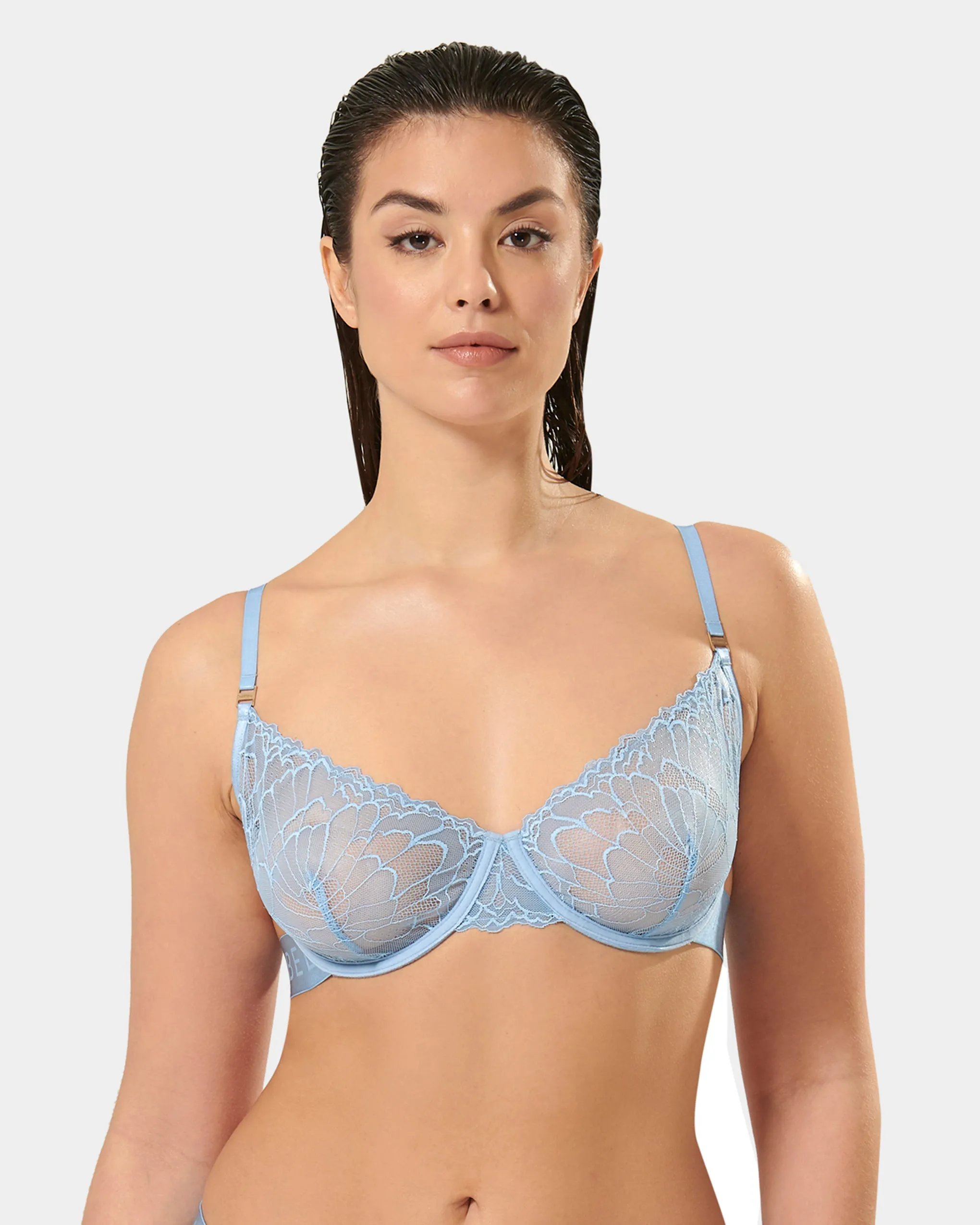 Tori Bra Blue Topaz sold by Bluebella