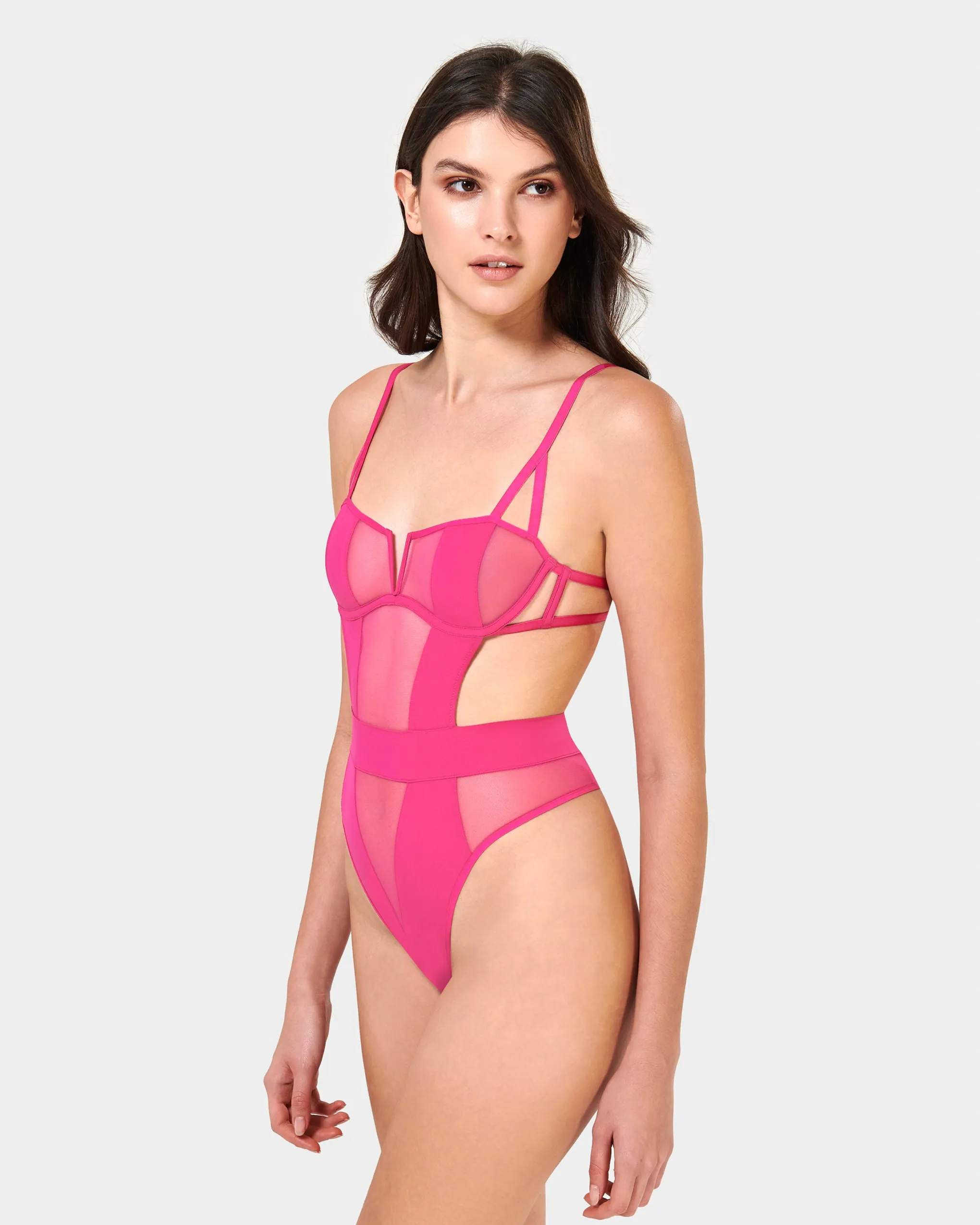 Orla Wired Body Fuchsia Pink sold by Bluebella product image thumbnail 2