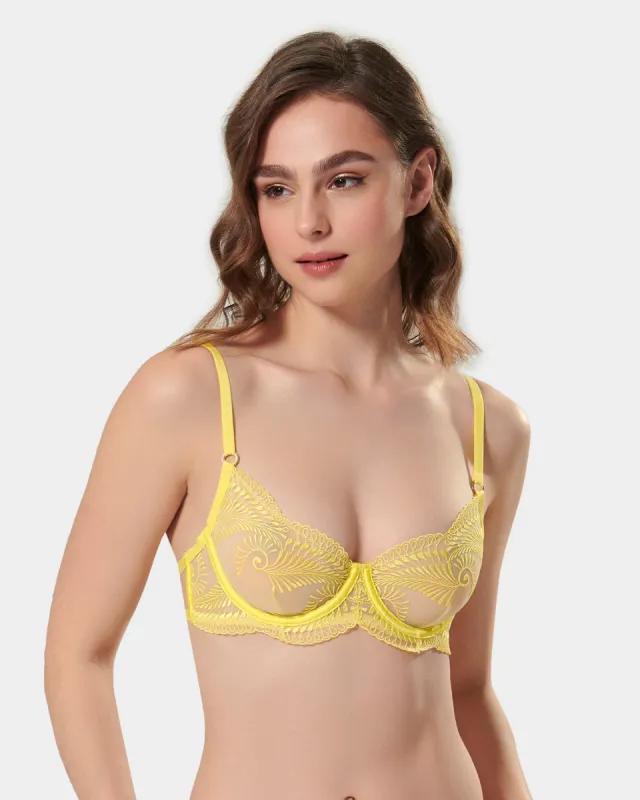 Rafaela Bra Yellow Iris sold by Bluebella