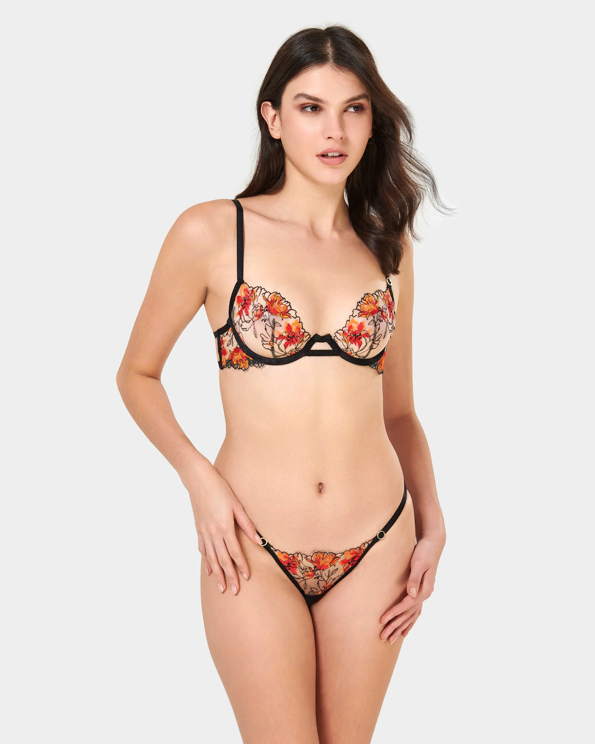 Calista Brief Black/Red sold by Bluebella product image thumbnail 2