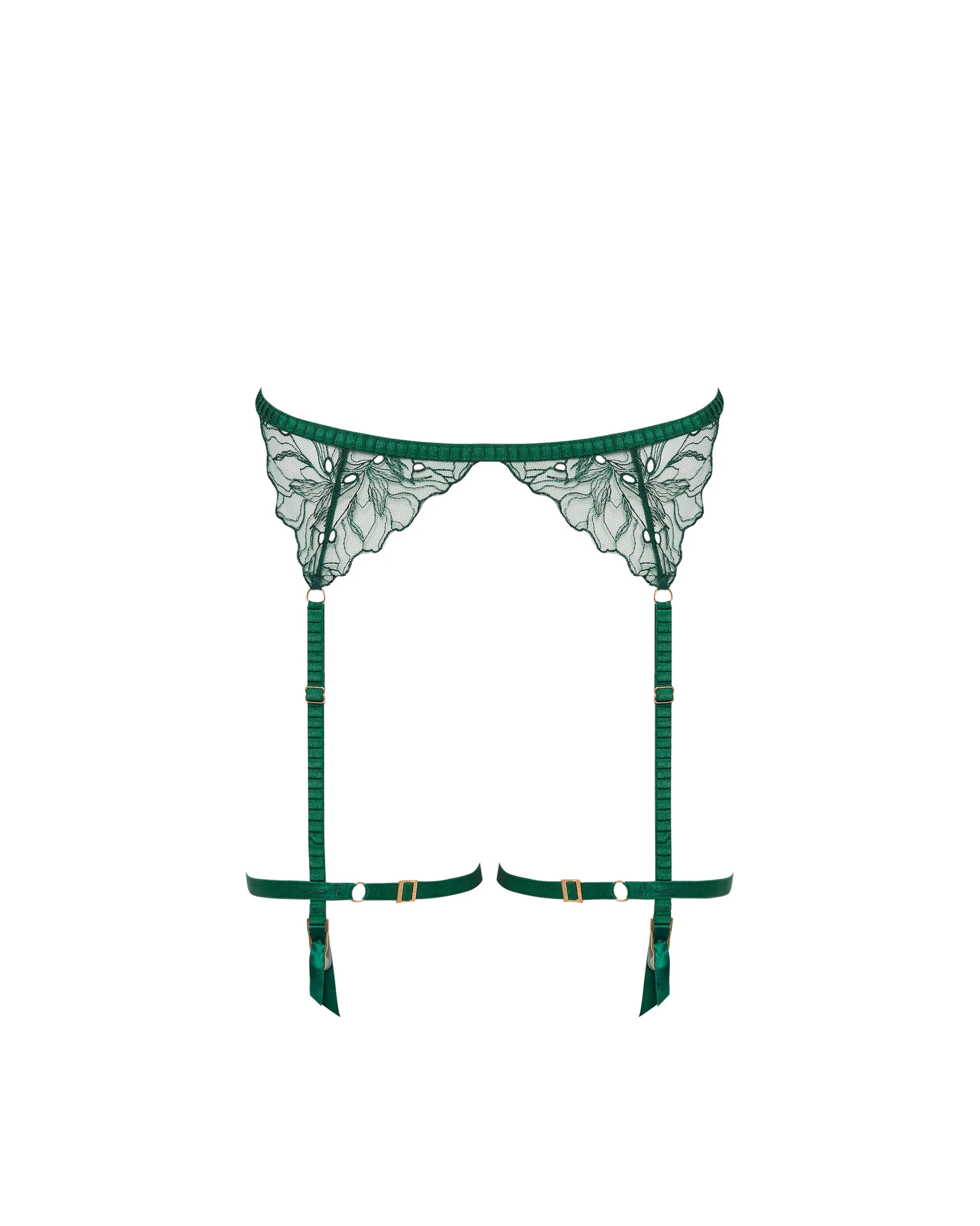 Astra Suspender Thigh Harness Aventurine Green sold by Bluebella product image thumbnail 5