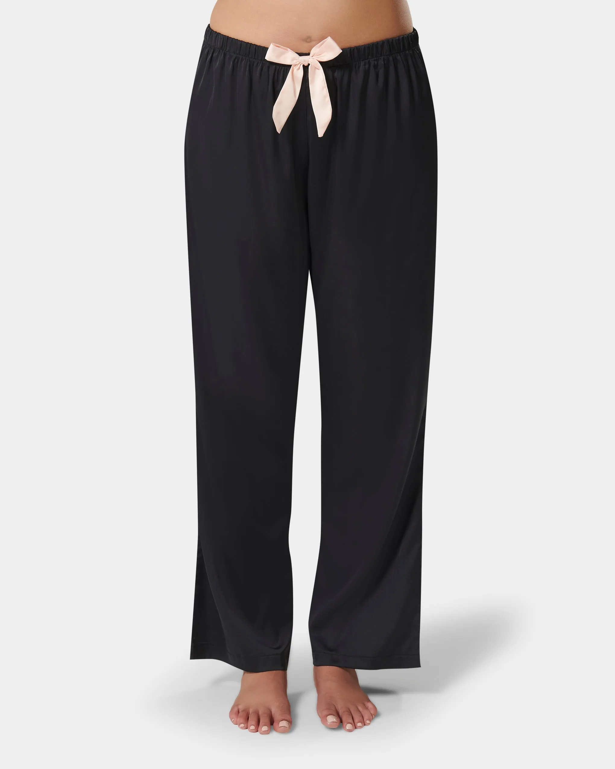 Claudia Shirt and Trouser Set Black/Pale Pink sold by Bluebella product image thumbnail 2