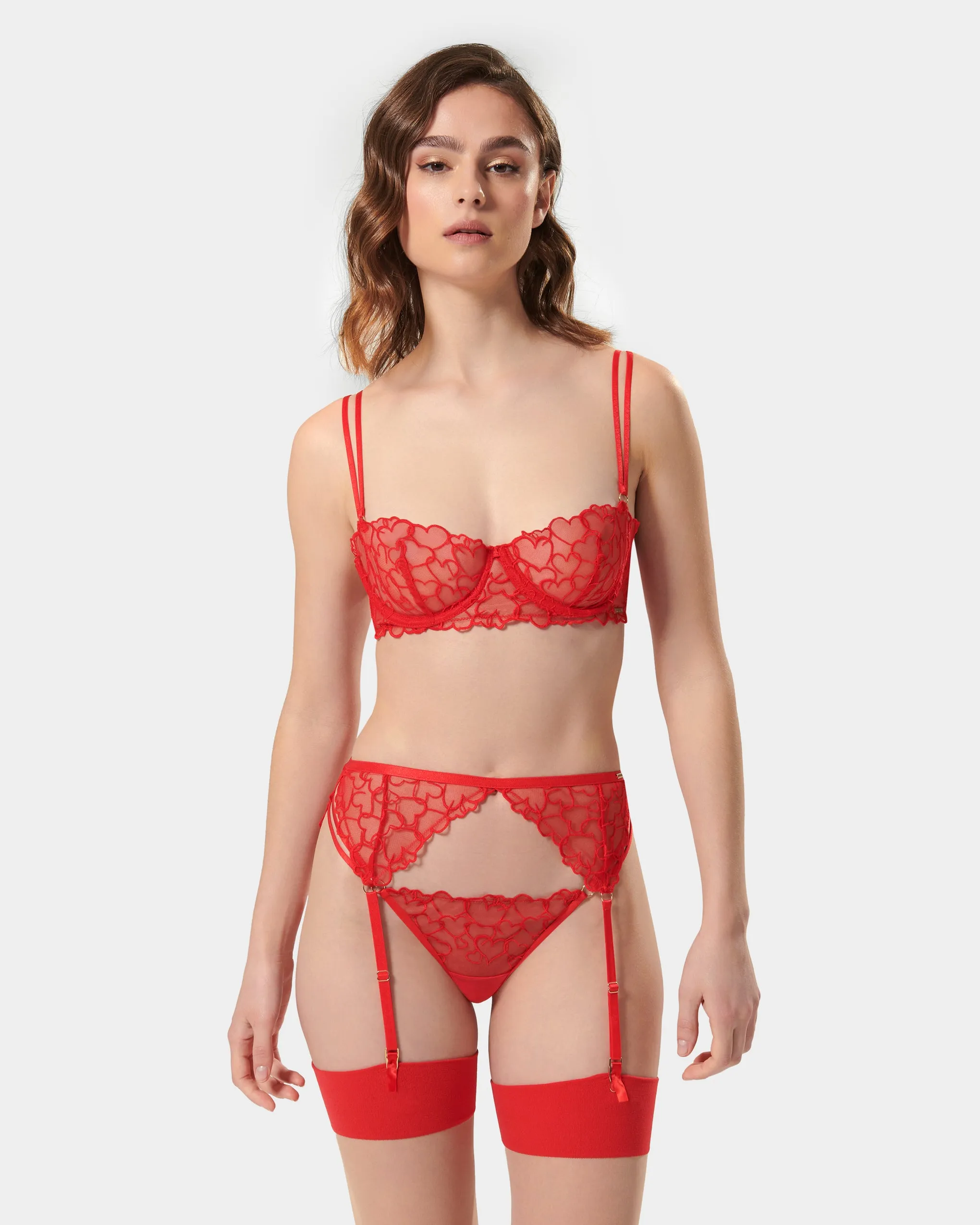 Valentina Suspender Red sold by Bluebella product image thumbnail 2