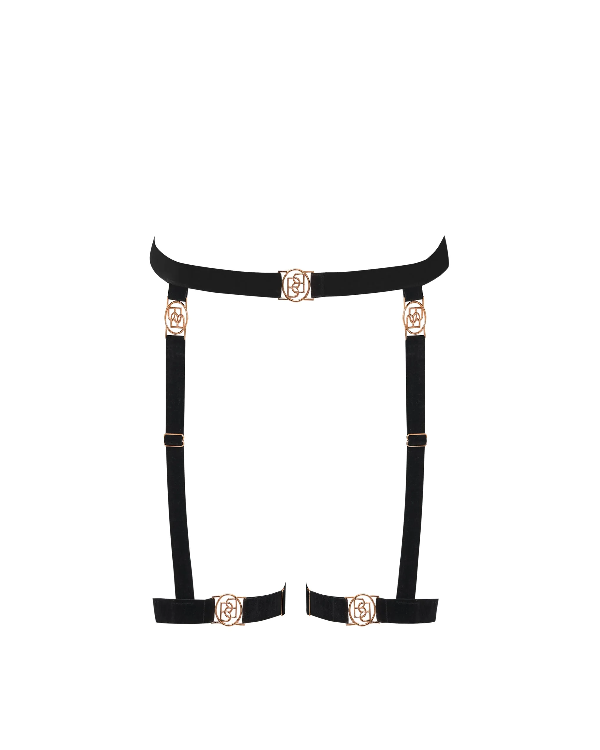 Thalia Thigh Harness Black sold by Bluebella product image thumbnail 5