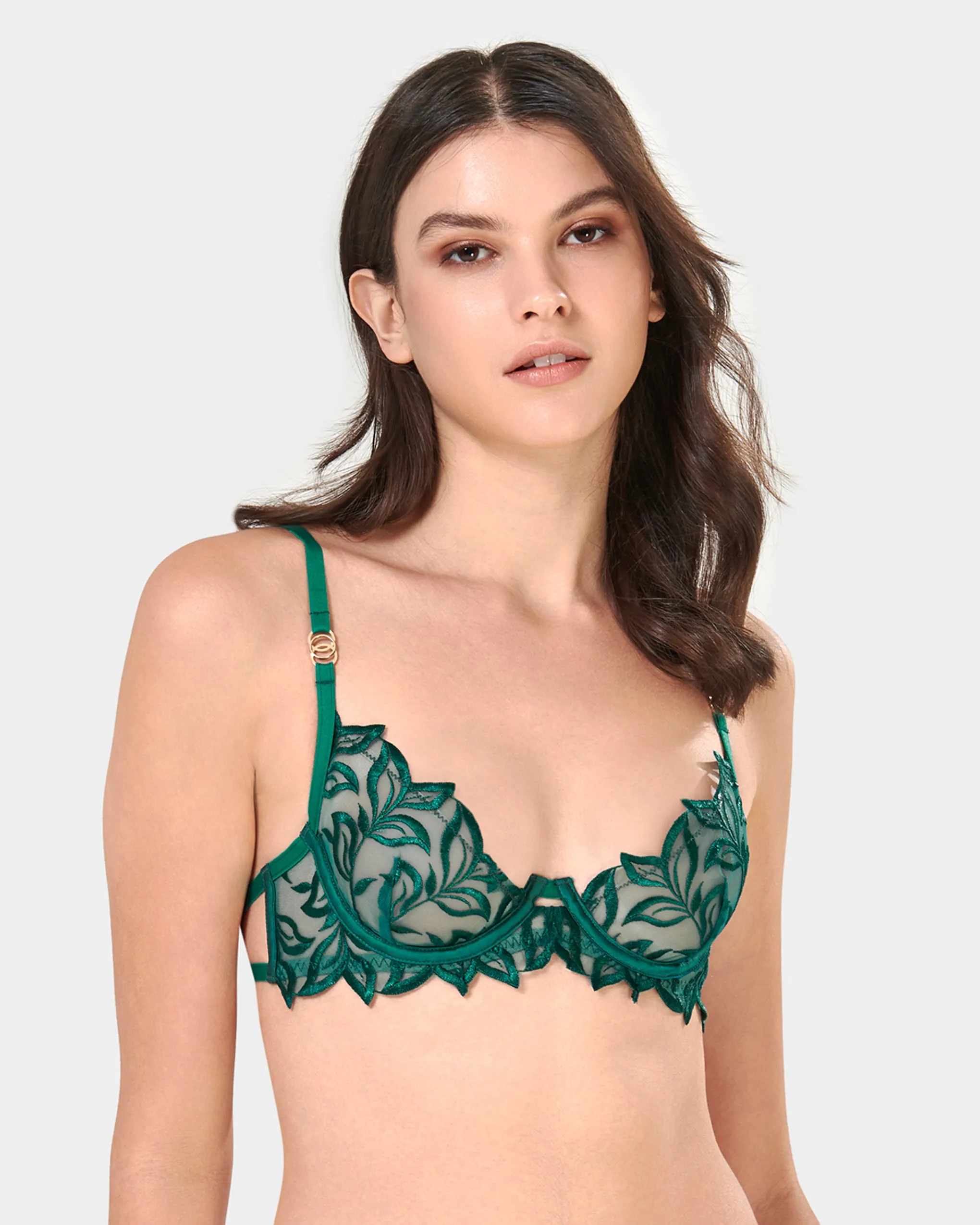 Isadora Bra Aventurine Green sold by Bluebella