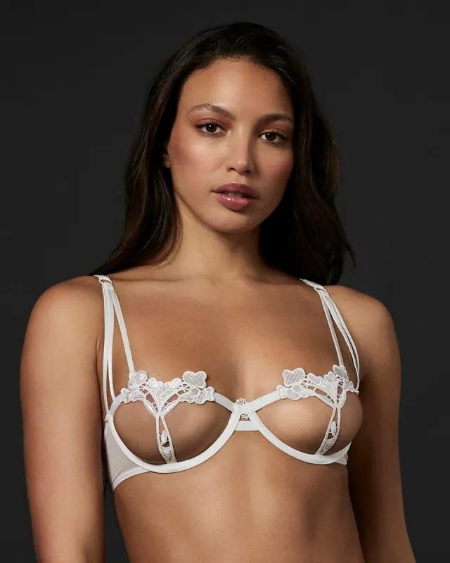 Nova Open Bra Ivory sold by Bluebella