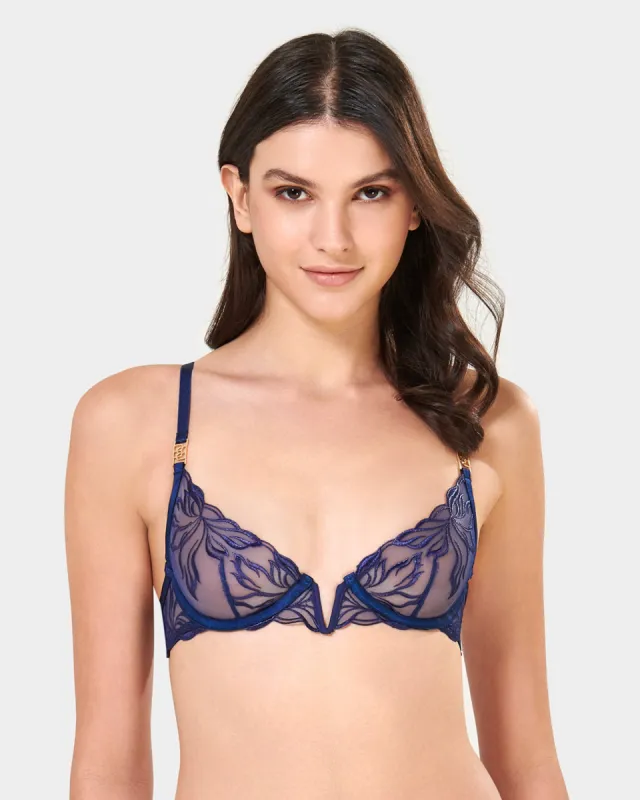 Georgina Bra Twilight Blue sold by Bluebella