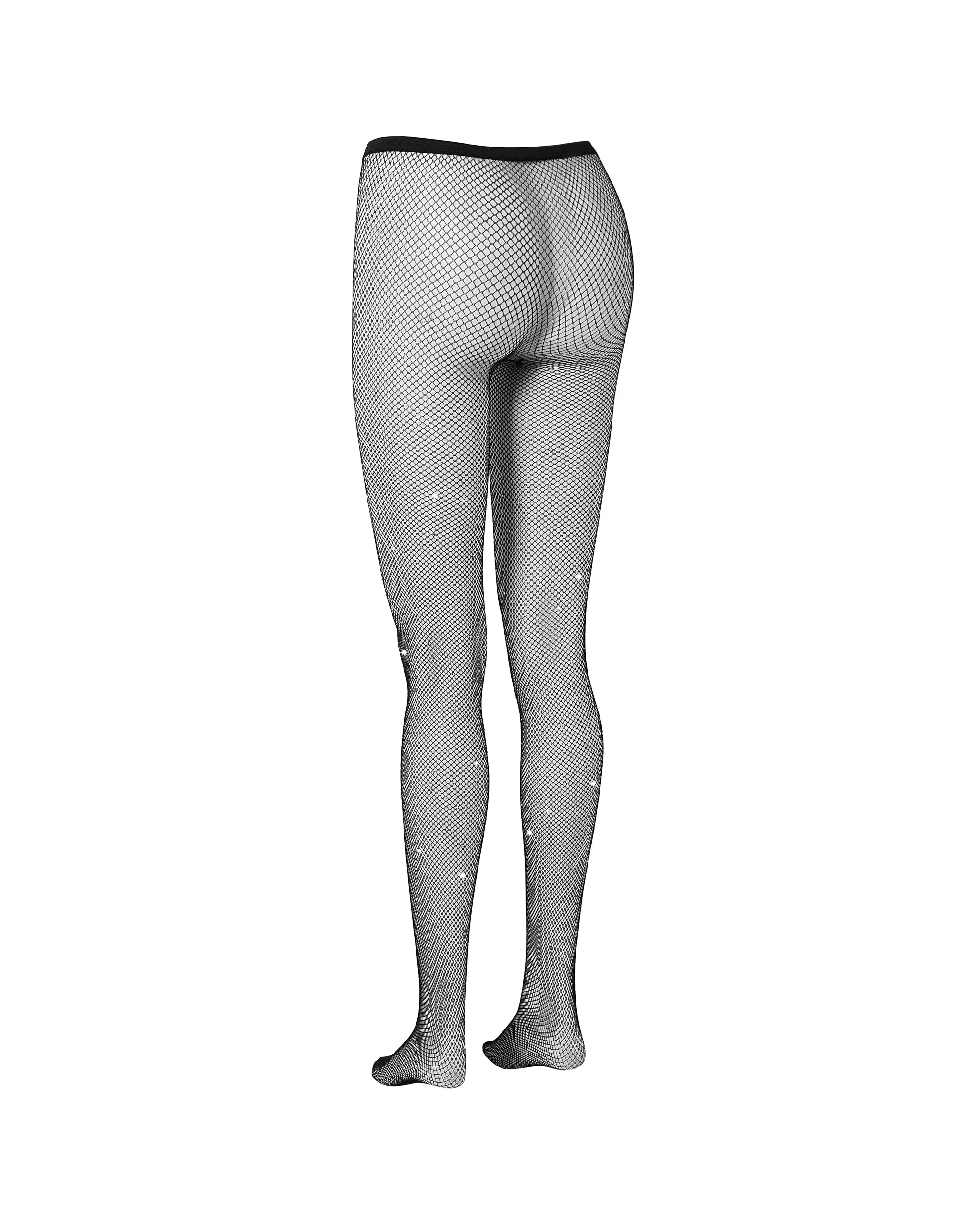 Fishnet Rhinestone Tights Black sold by Bluebella product image thumbnail 5