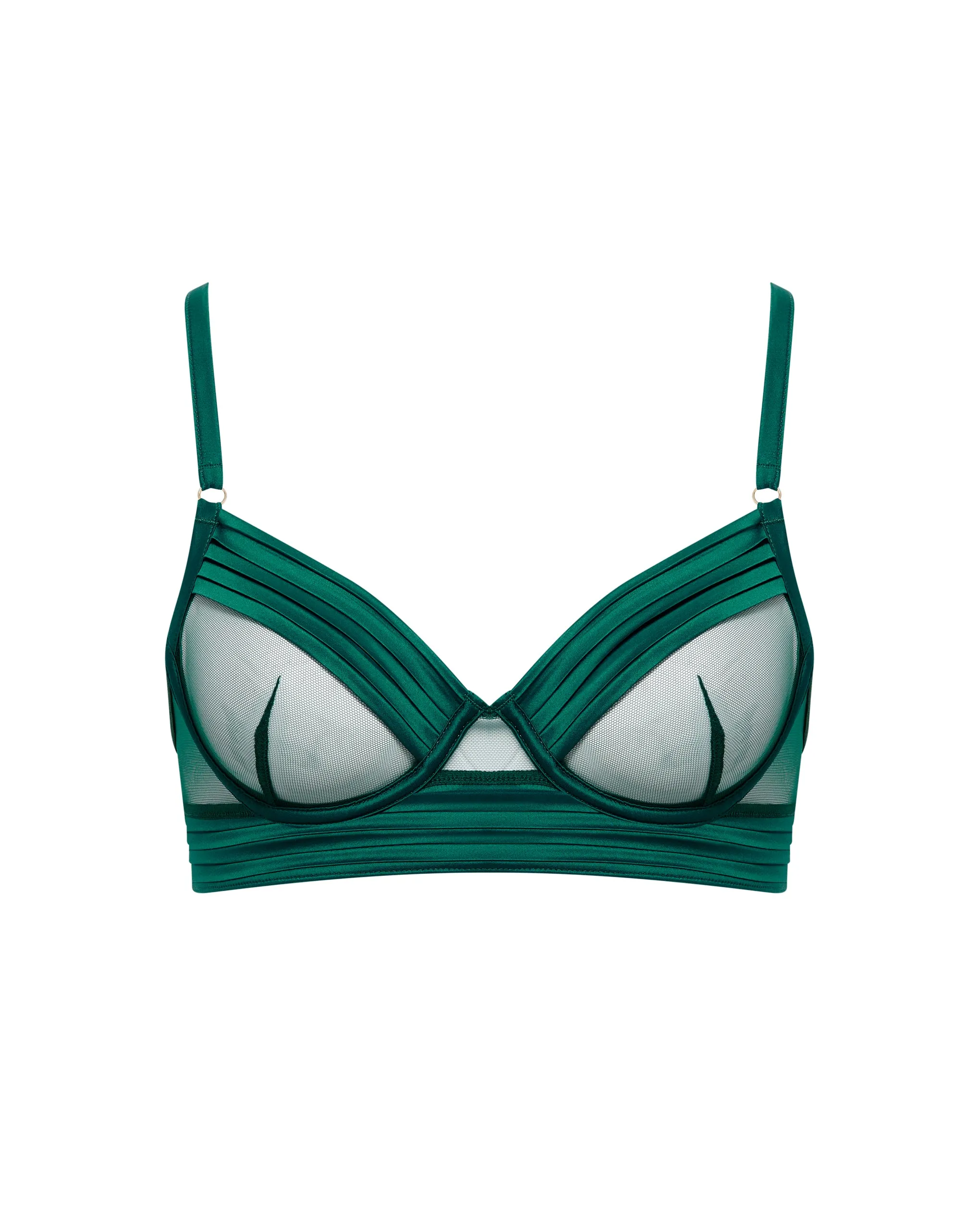 Stephanie Wired Bra Botanical Garden Green sold by Bluebella product image thumbnail 5