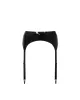 Latex Suspender Black sold by Bluebella