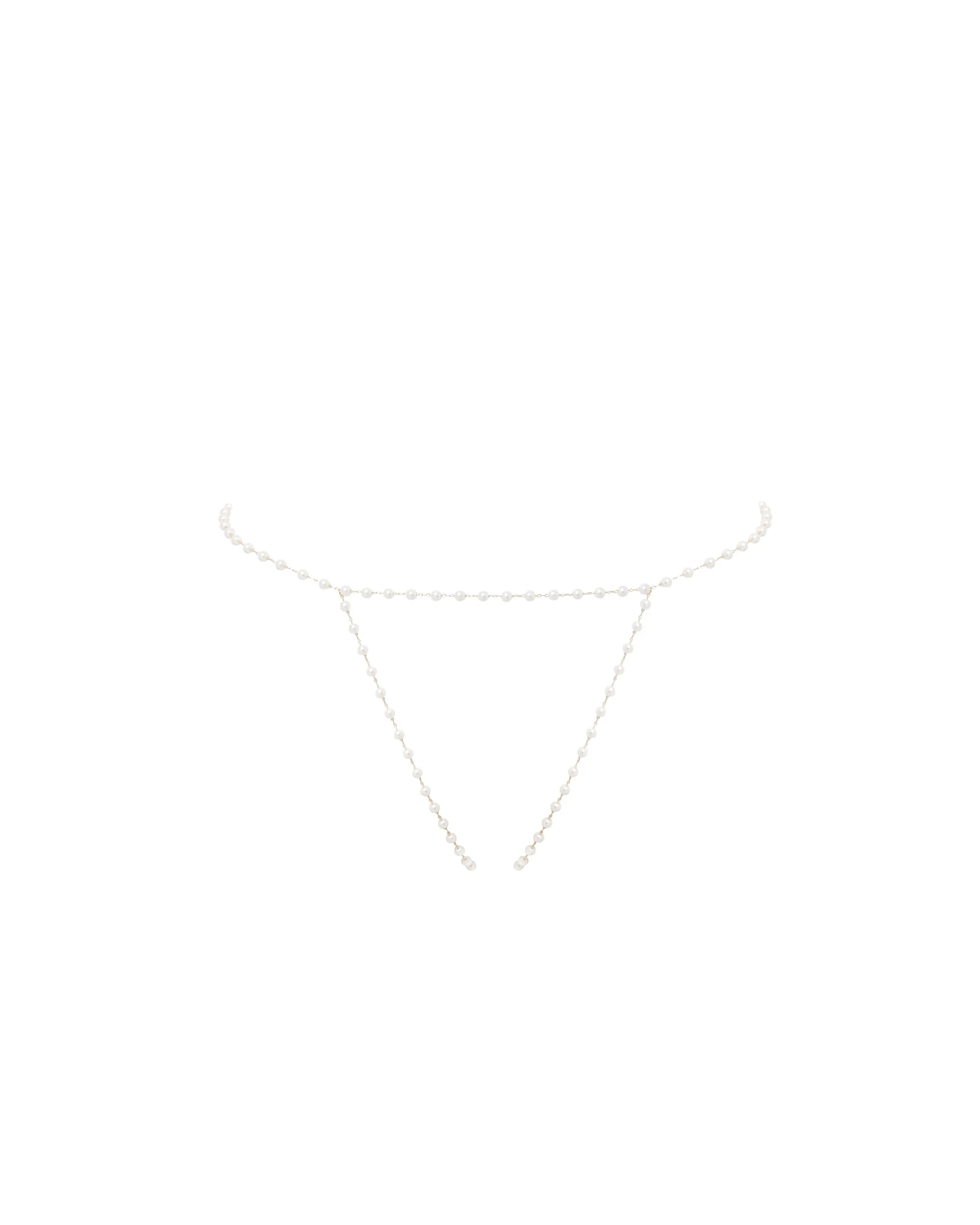 Pearl Open Brief Pearl/Gold sold by Bluebella product image thumbnail 5