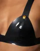 Latex Bra Black sold by Bluebella