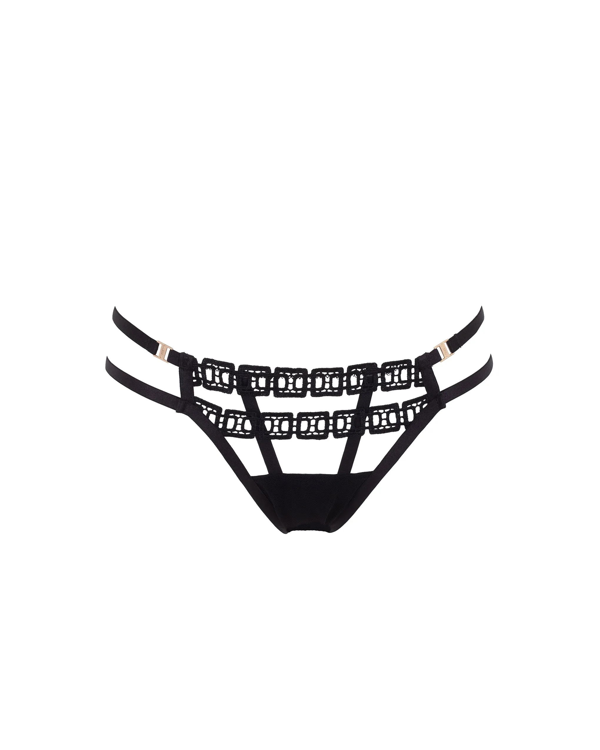 Sylvie Open-back Brief Black sold by Bluebella product image thumbnail 5