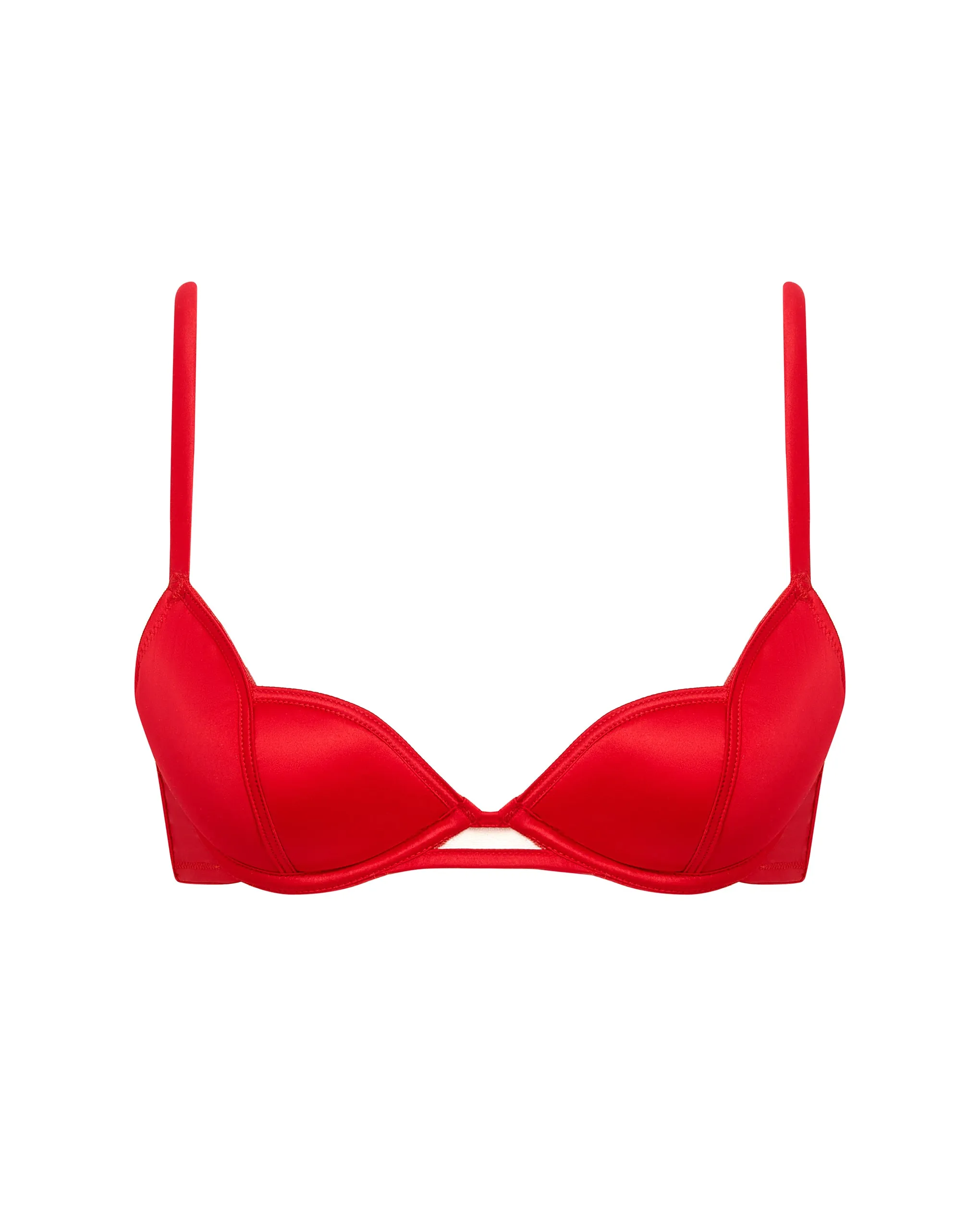 Cara Satin Bra Red sold by Bluebella product image thumbnail 5