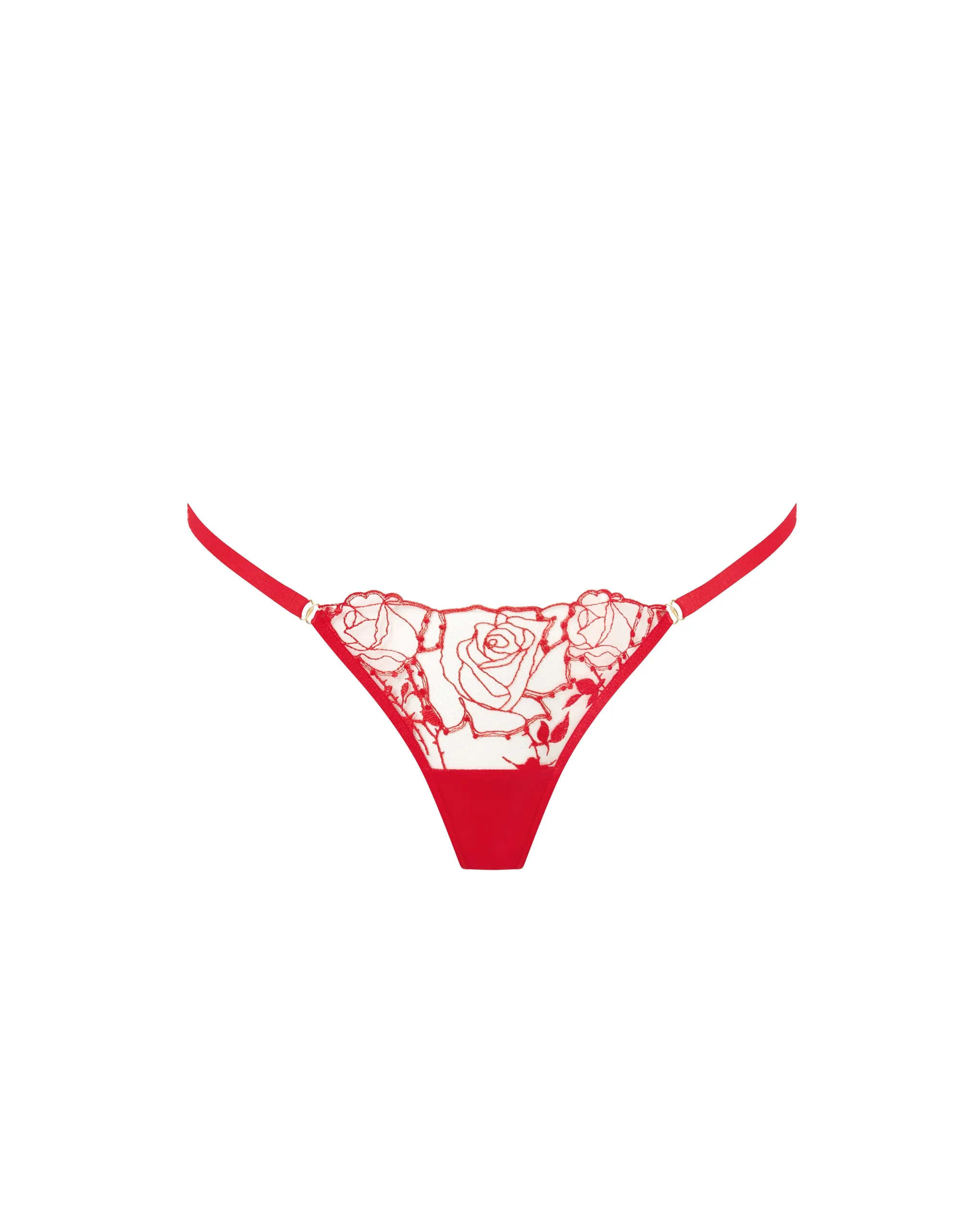 Rosalie Thong Red/Sheer sold by Bluebella product image thumbnail 5