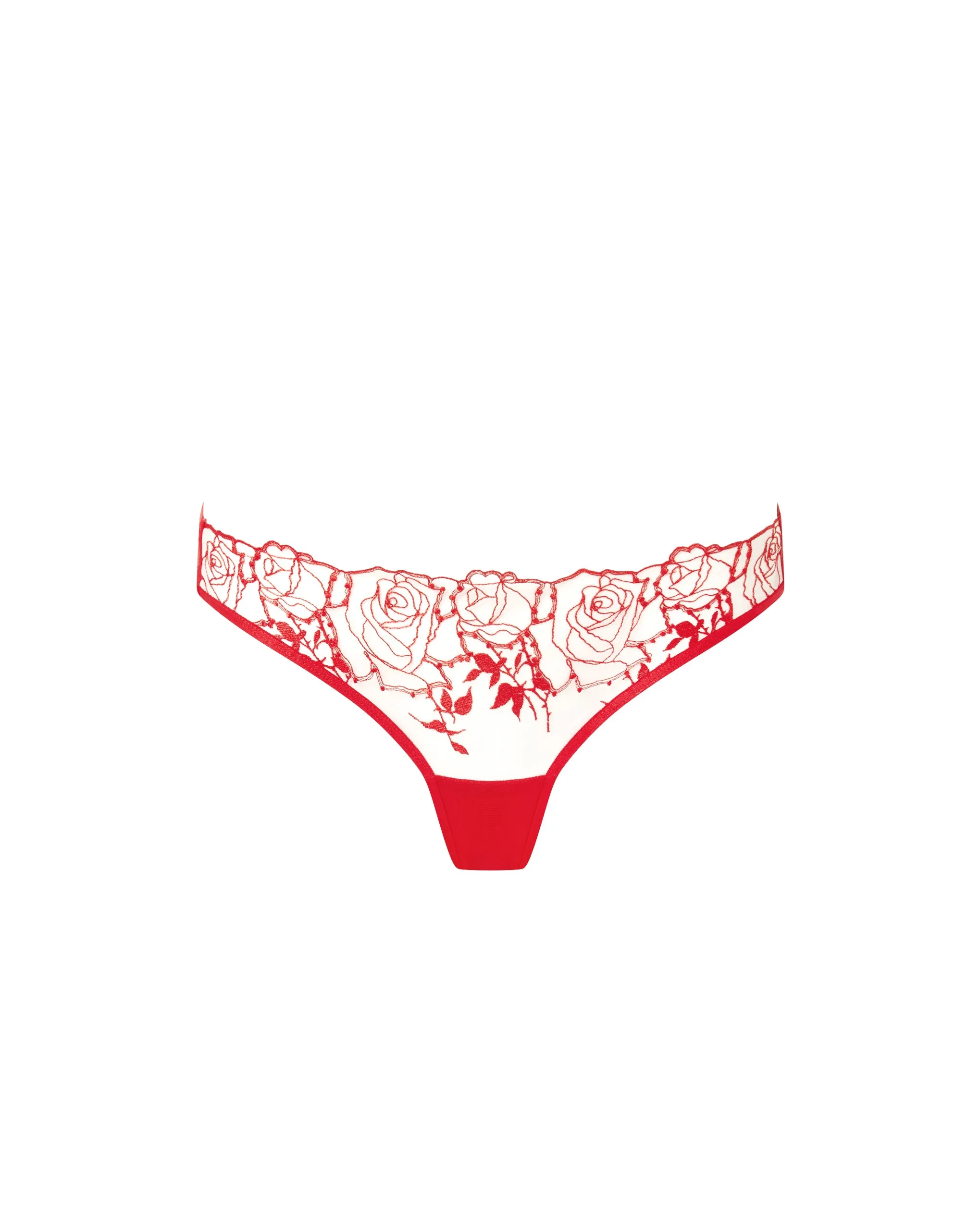 Rosalie Brief Red/Sheer sold by Bluebella product image thumbnail 5