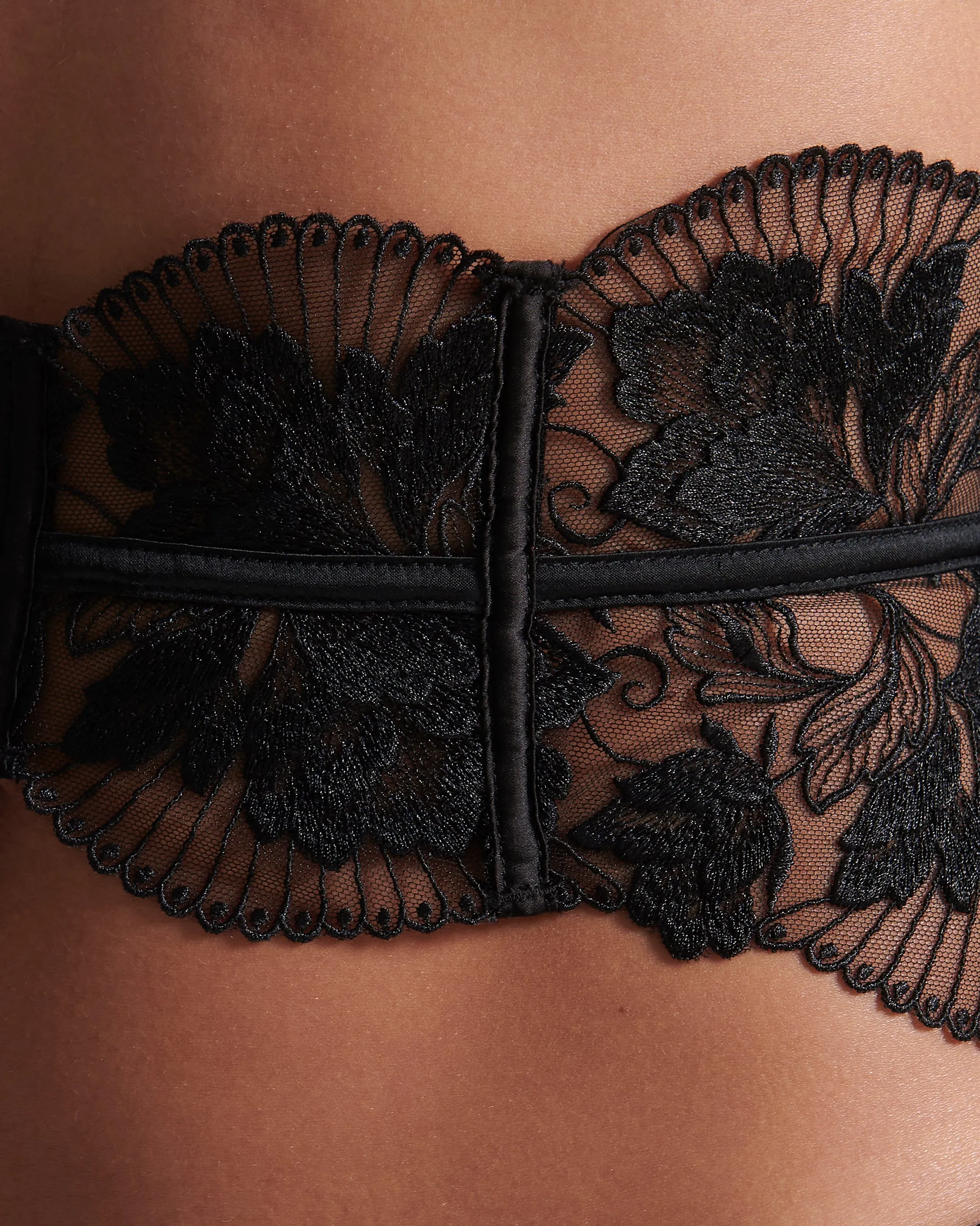 Gabriella Detachable Waspie Suspender Black sold by Bluebella product image thumbnail 4