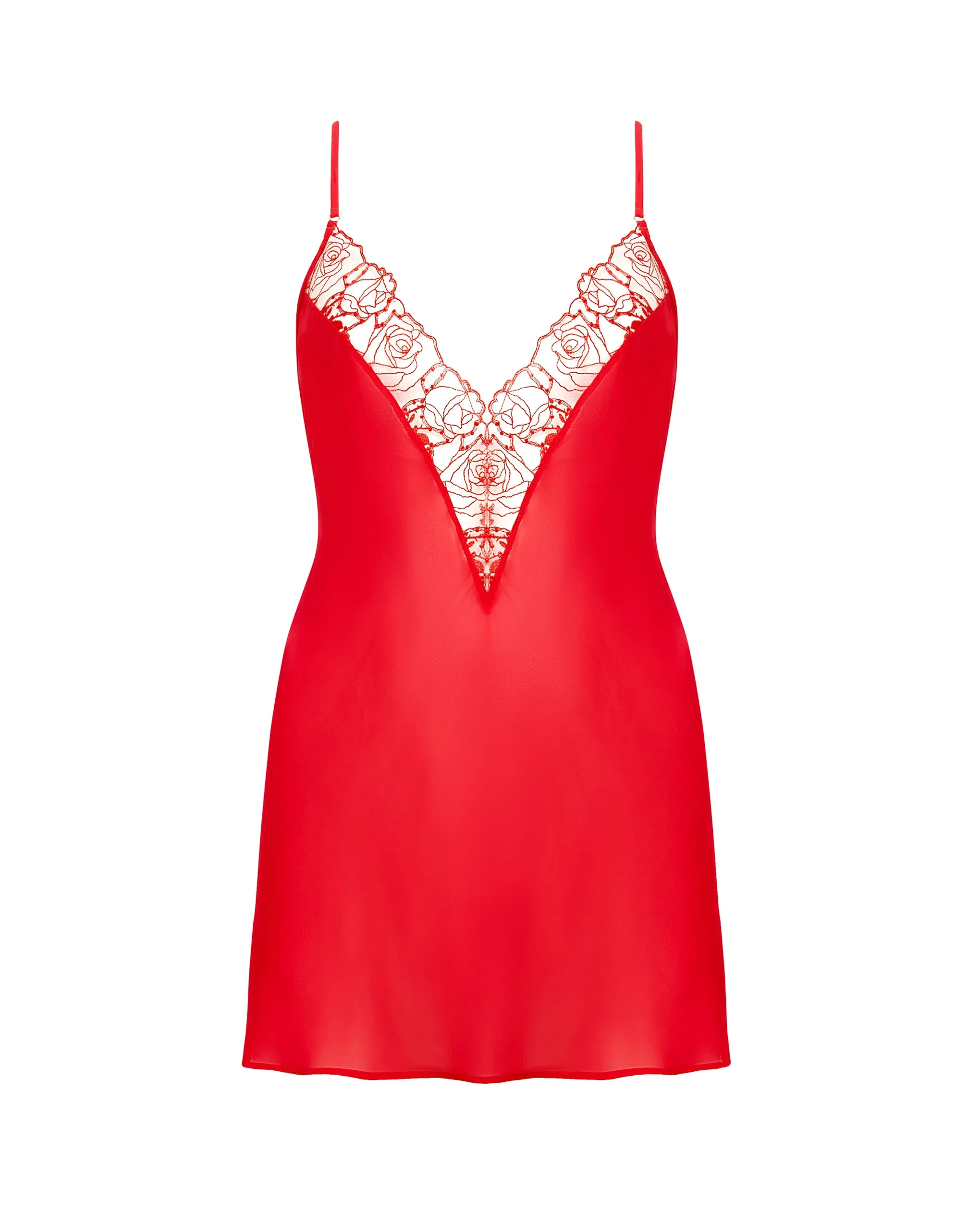 Rosalie Short Chemise Red sold by Bluebella product image thumbnail 5
