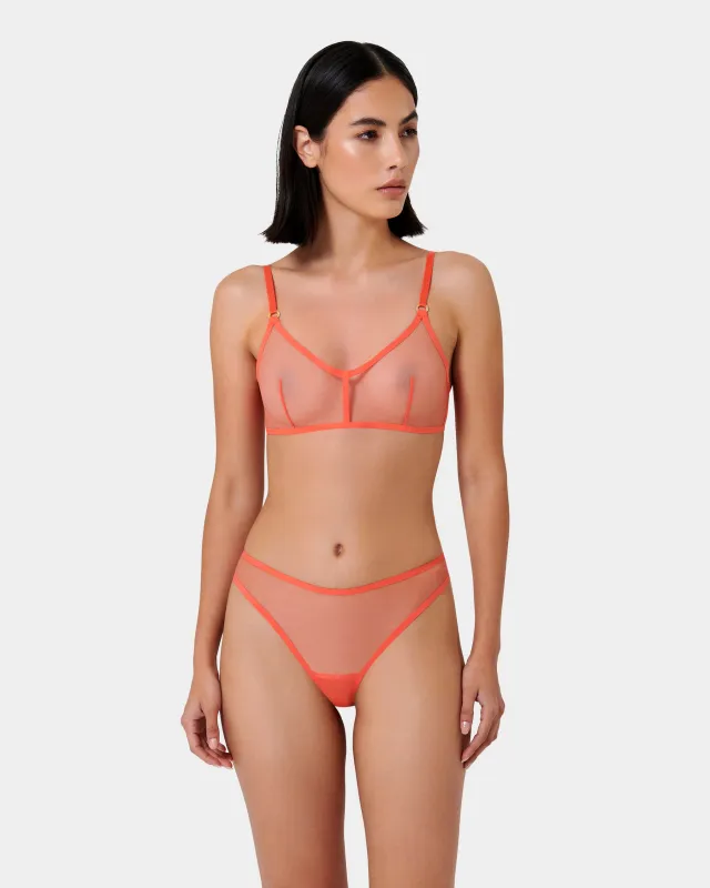 Set: Naomi Soft Hot Coral sold by Bluebella